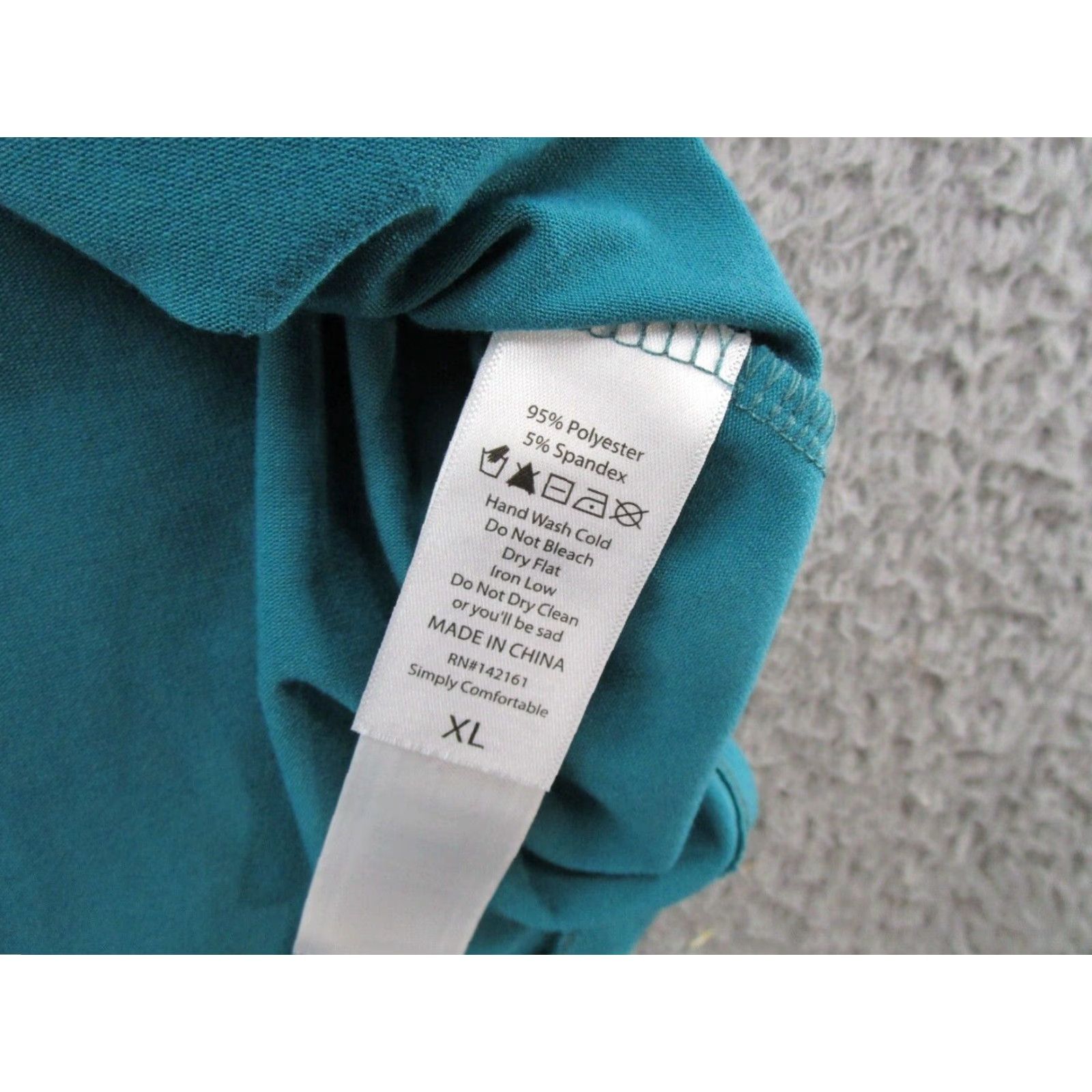 Vintage LuLaRoe Hoodie Women's Sleeveless Blue Drawstring XL Stretch Athletic Workout Shirt Size XL / US 12-14 / IT 48-50 - 5 Thumbnail