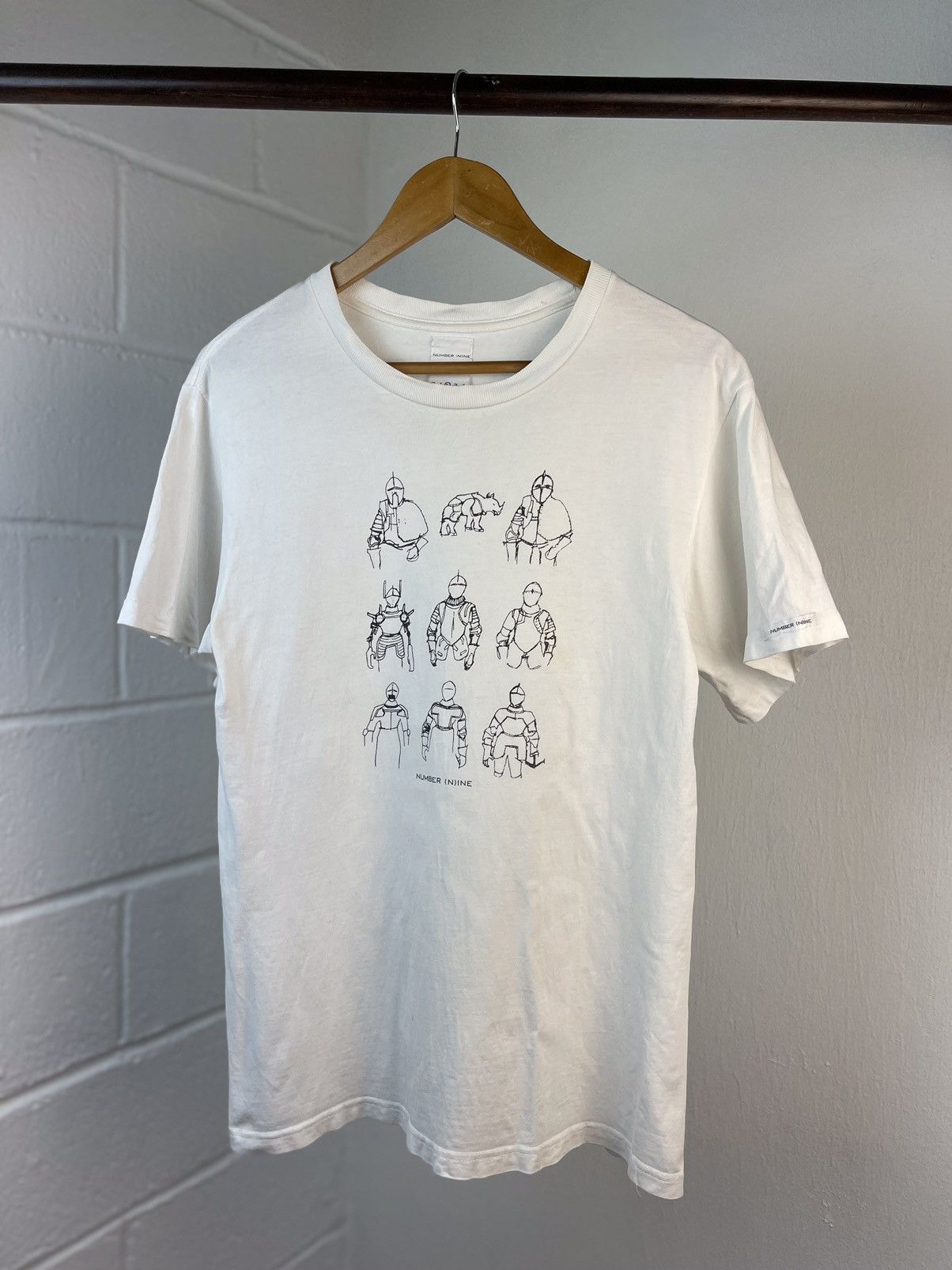 Number (N)ine Authentic 2001 Number Nine Knight Tee Size US S / EU 44-46 / 1 - 4 Thumbnail