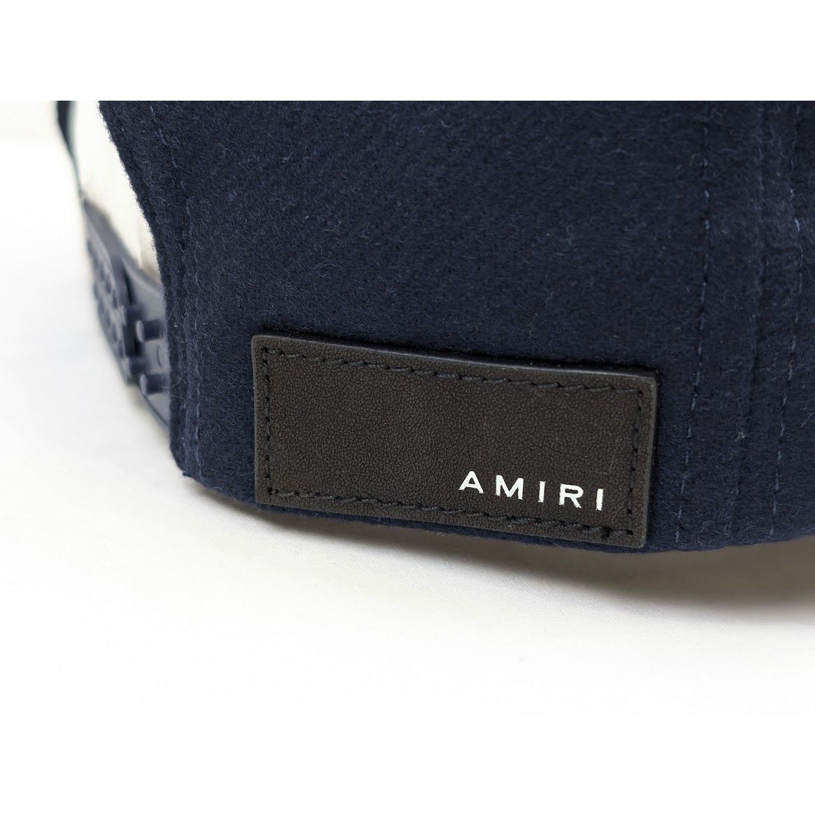 Amiri o1rshd1 Size: OS / Wool/Leather MA Hat / Cap in Navy Size ONE SIZE - 16 Thumbnail