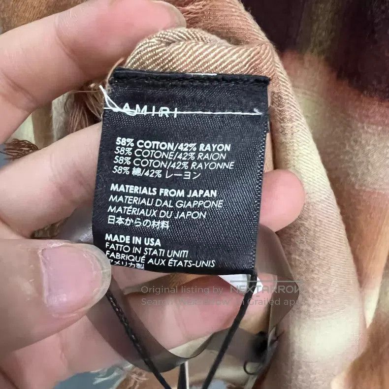 Amiri Amiri Gradual Check Pocket Shirt Size US XXS / EU 40 - 4 Thumbnail