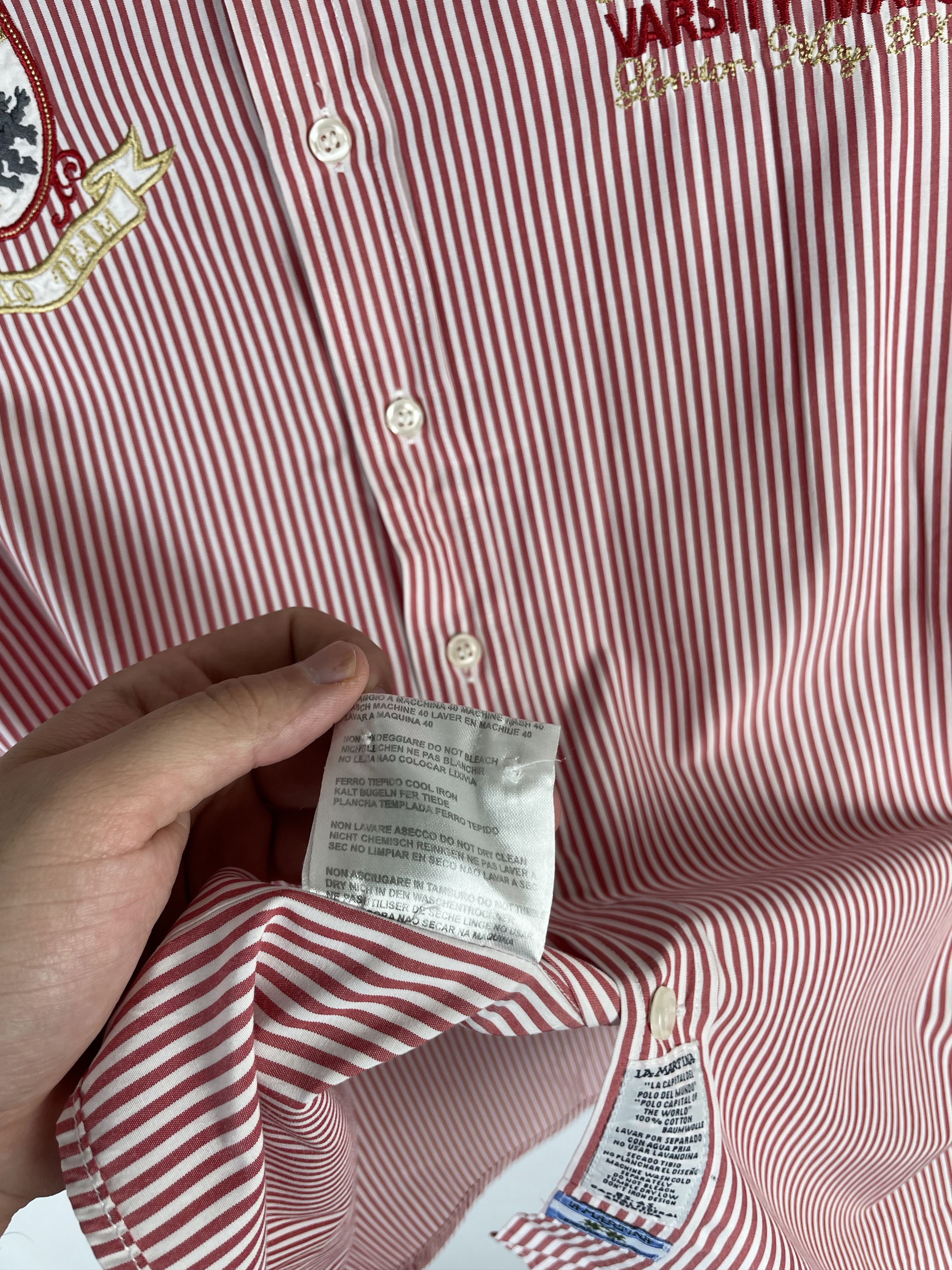 La Martina La Martina Shirts Button Ups Vintage Size US XXL / EU 58 / 5 - 10 Thumbnail
