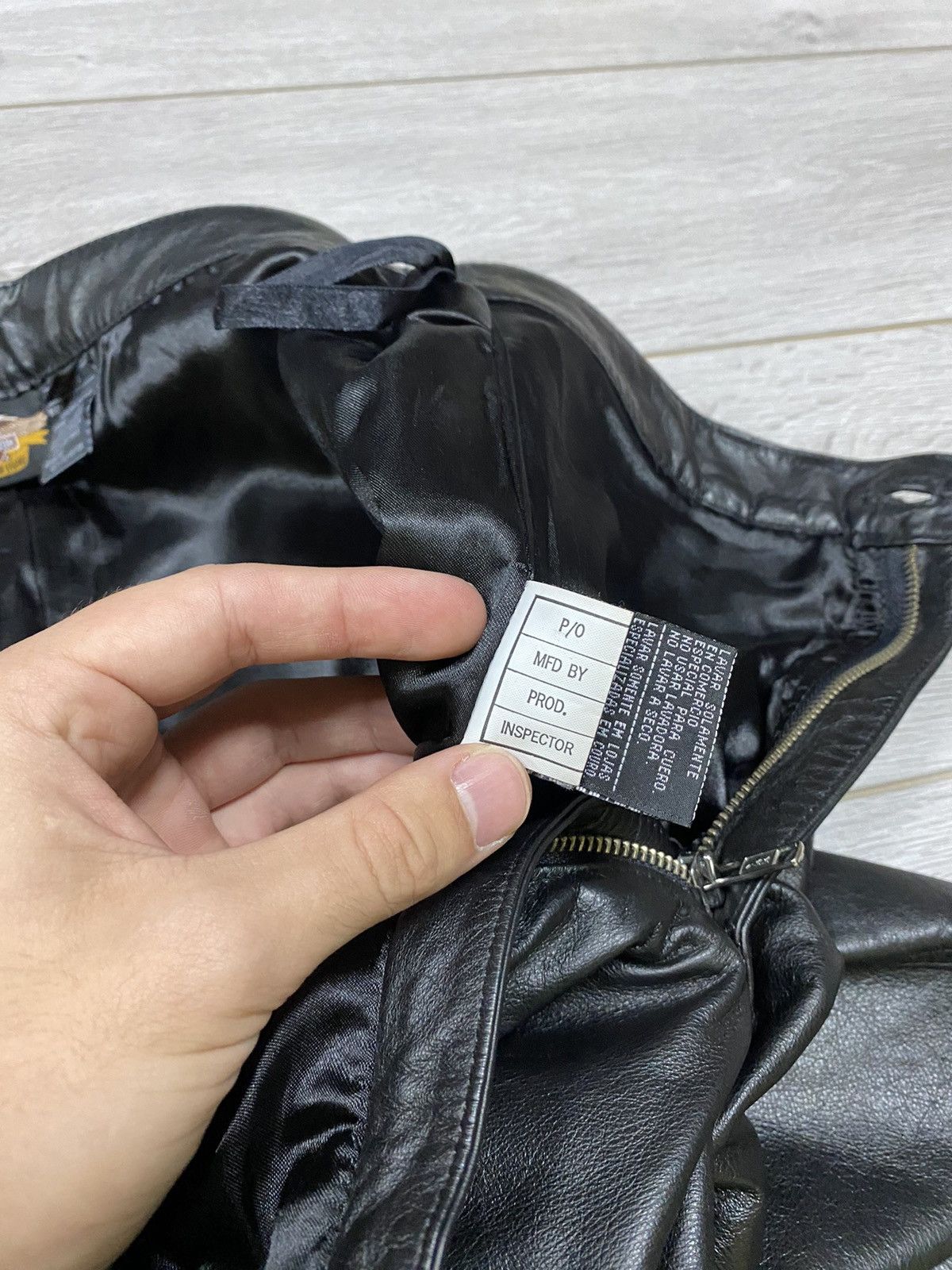 Vintage Harley Davidson RARE vintage leather pants Size US 36 / EU 52 - 10 Thumbnail