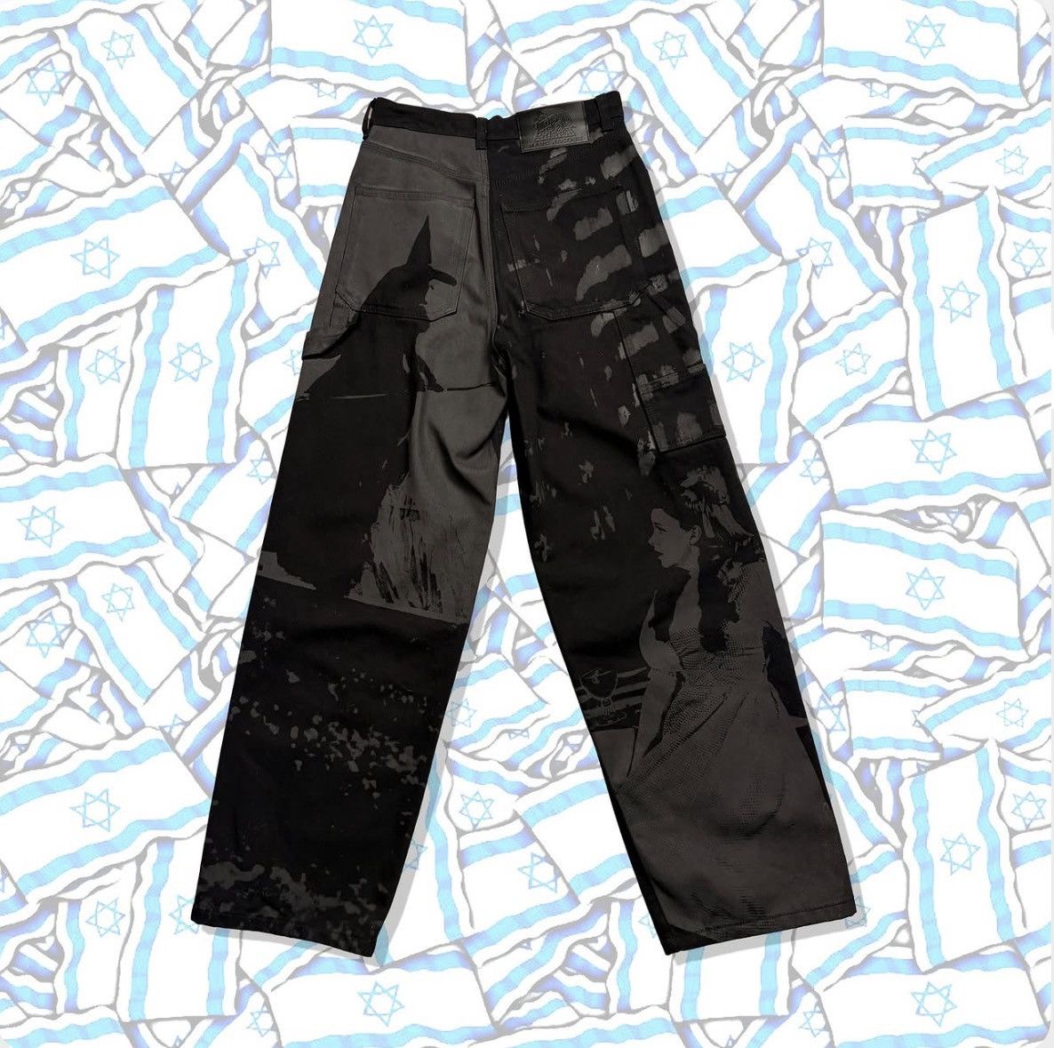 Marc Jacobs Wizard of Oz x Marc Jacobs Baggy Waxed Denim Size US 26 / EU 42 - 2 Thumbnail