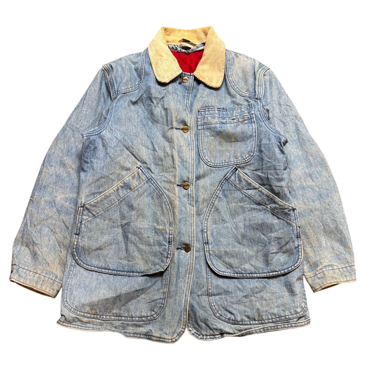 L.L. Bean × Made In Usa × Vintage VTG LL Bean Wool Blanket Denim  