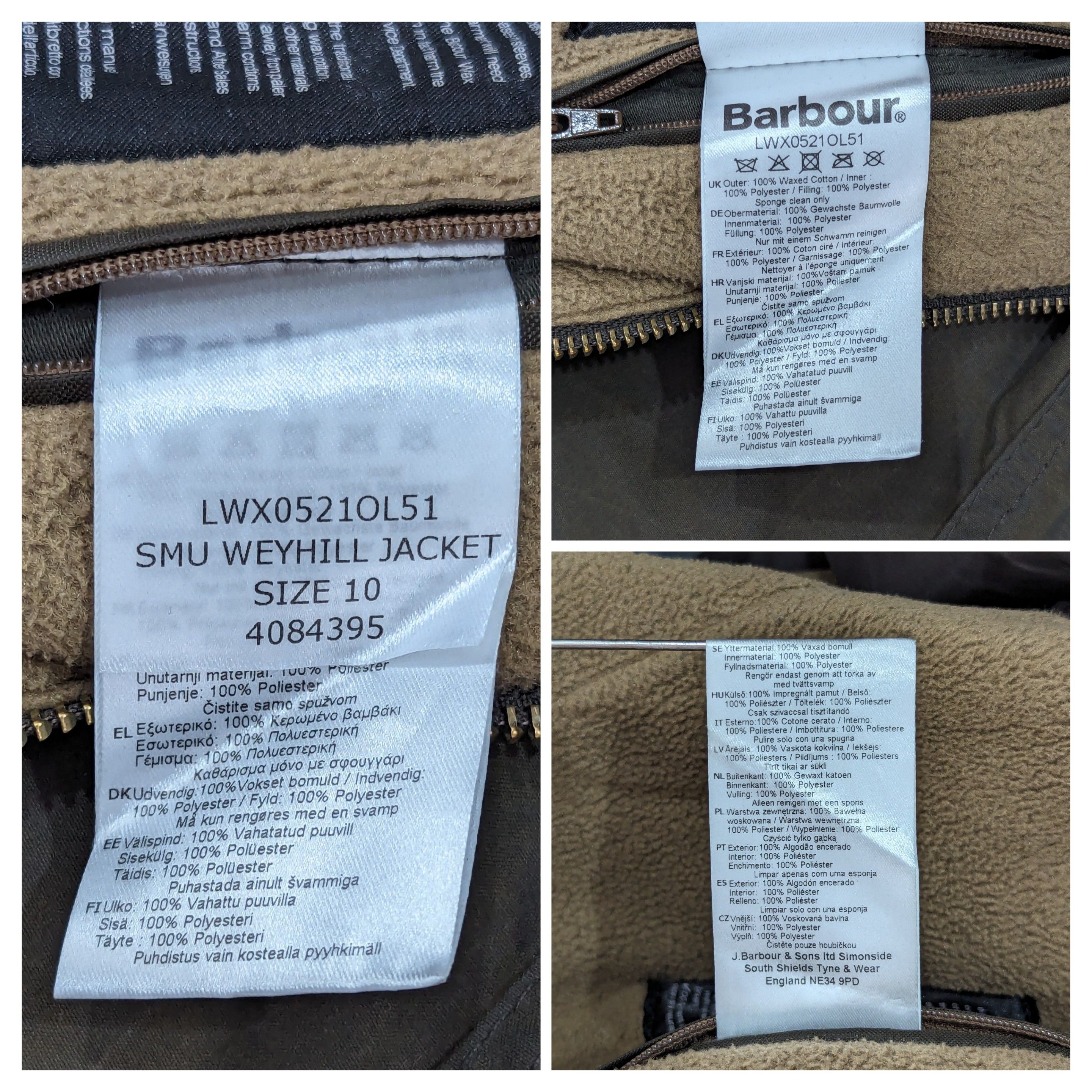 Barbour Barbour International SMU Weyhill Wax Jacket Waxed Cotton Size M / US 6-8 / IT 42-44 - 22 Thumbnail