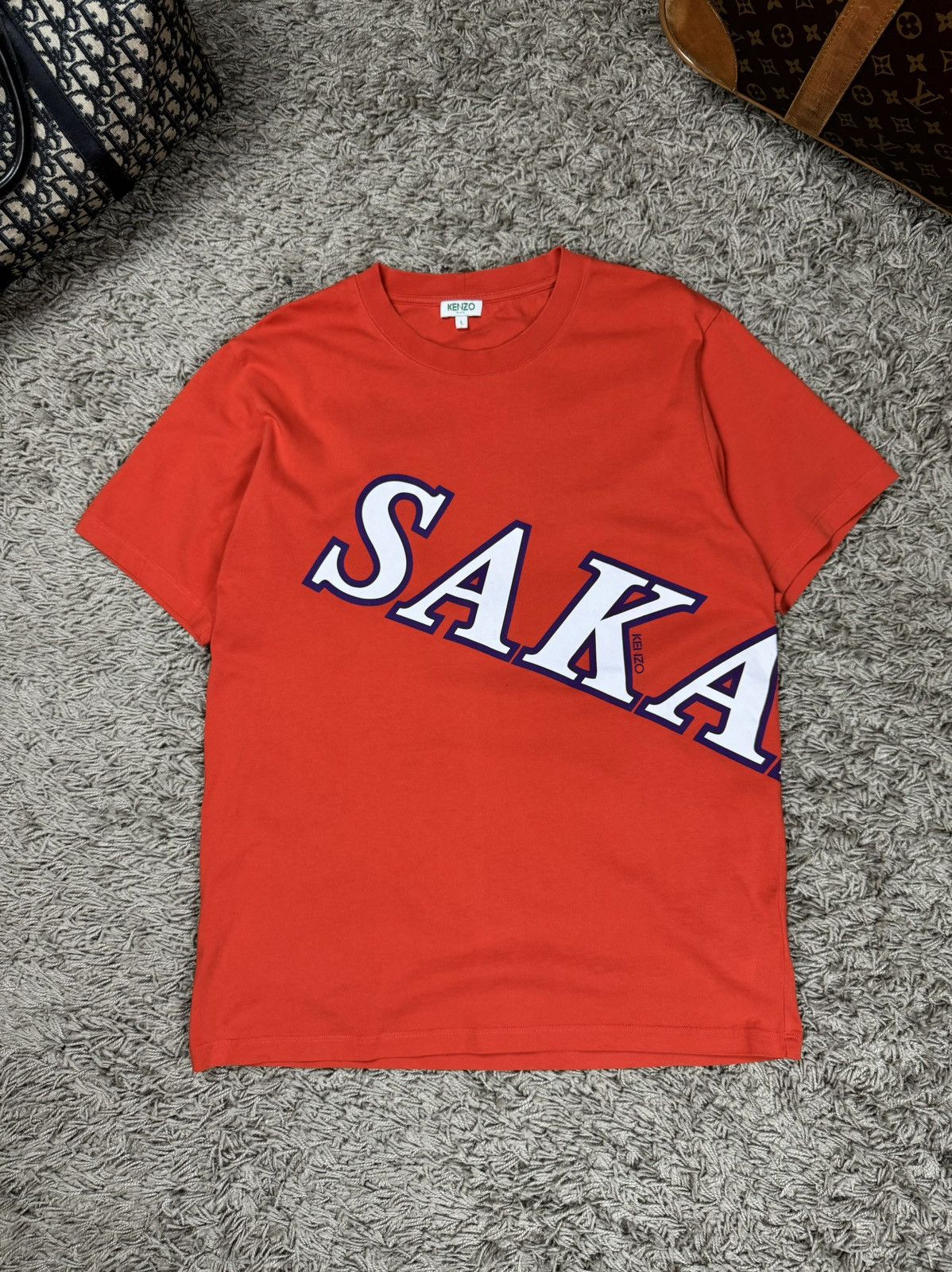 Kenzo T-shirt Kenzo Saka Moto original luxury casual item Size US L / EU 52-54 / 3 - 1 Thumbnail