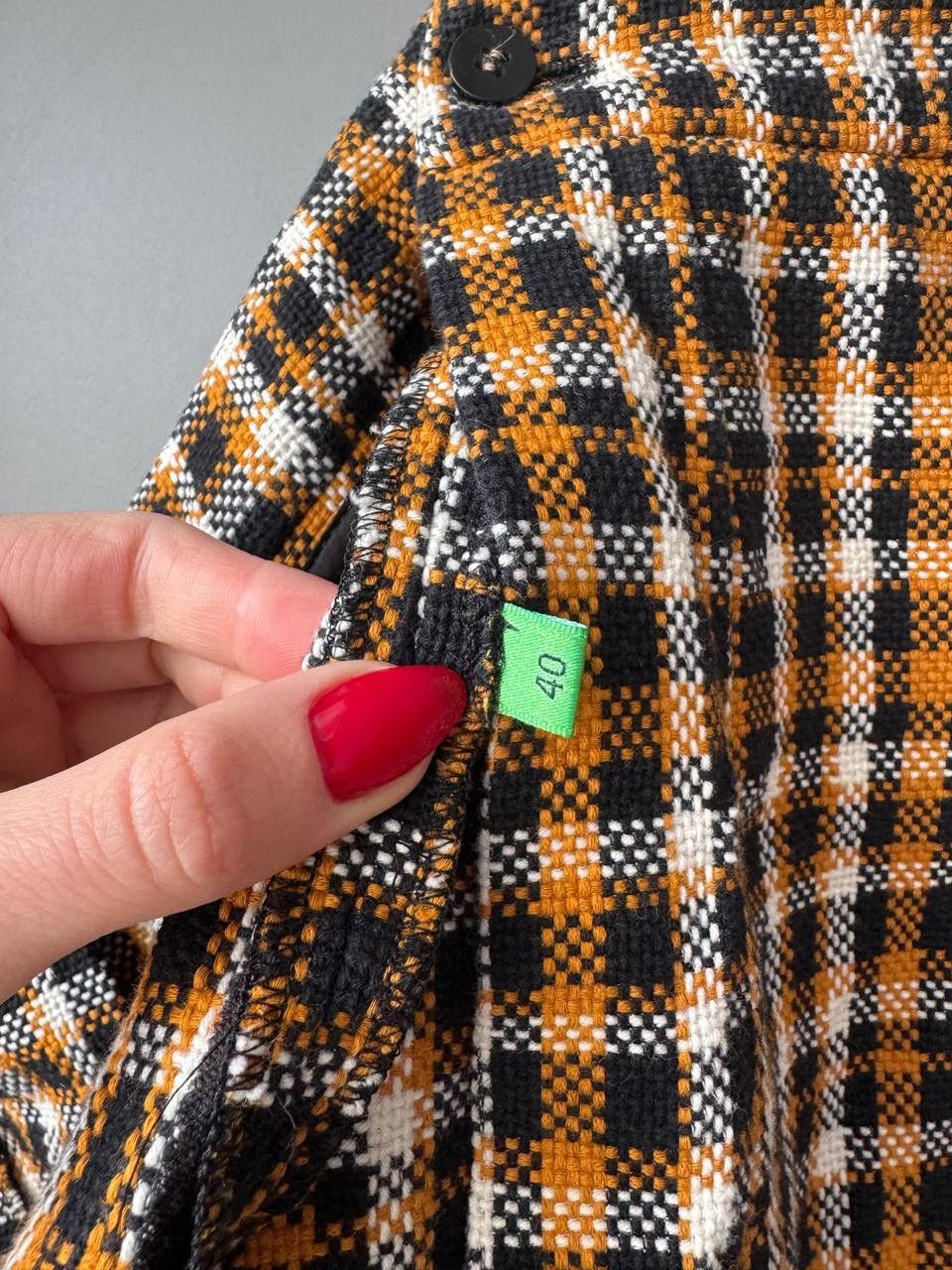 Alexander McQueen Alexander McQueen MCQ Mini Check Skirt Size 27" / US 4 / IT 40 - 3 Thumbnail