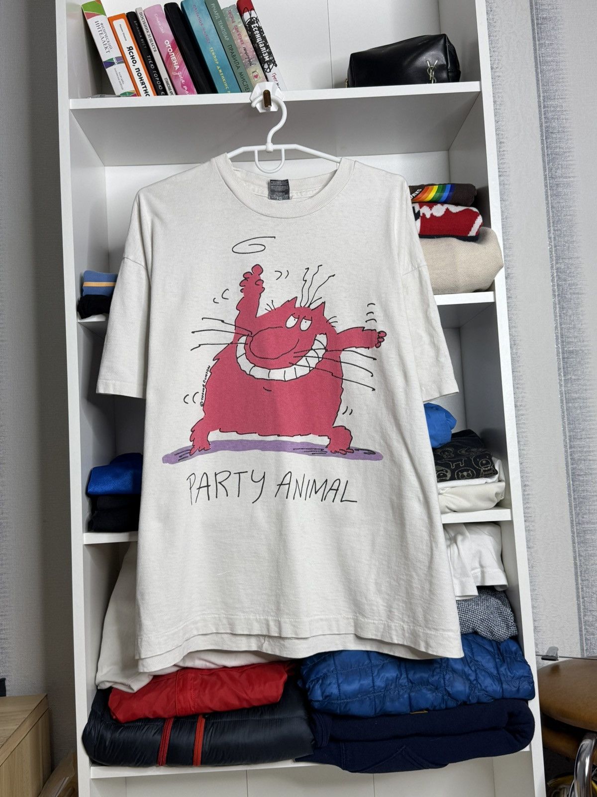 Other Vintage 90s Screen Stars Trevor Dunton Party Animal t-shirt Size US XL / EU 56 / 4 - 1 Thumbnail