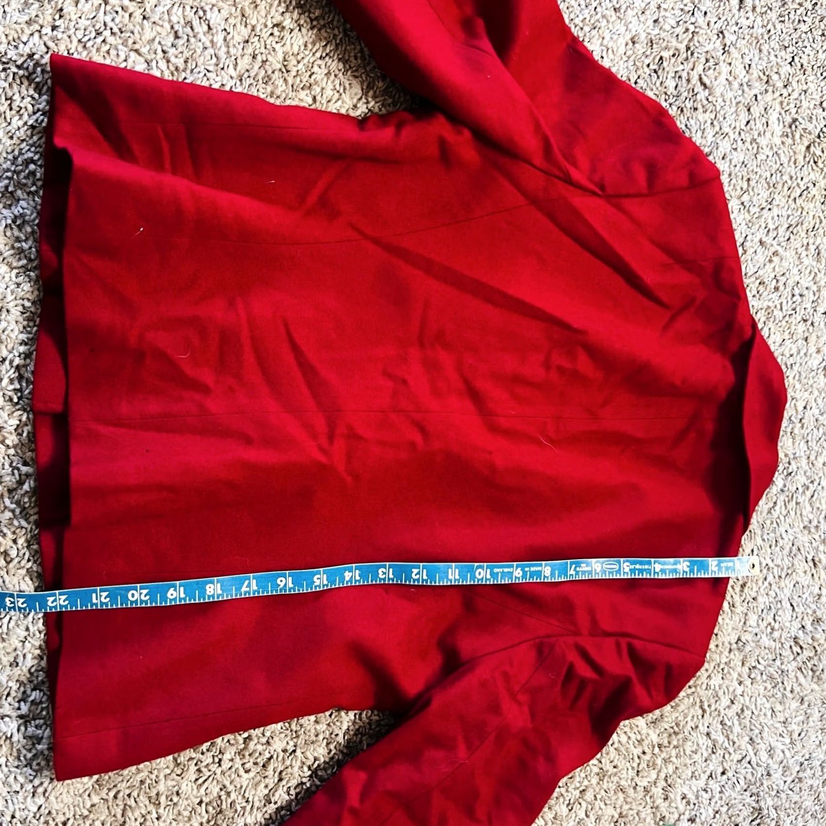 Pendleton VINTAGE Pendleton Red Cropped Blazer Womens Petite L Blouse Jacket - 90s Retro Womens Boys/Girls Size L / US 10 / IT 46 - 3 Thumbnail