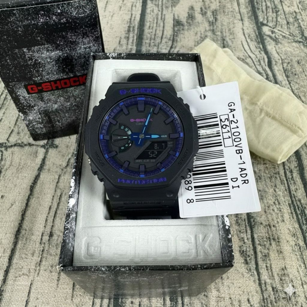 Casio Casio G Shock GA-2100VB-1ADR Size ONE SIZE - 4 Thumbnail