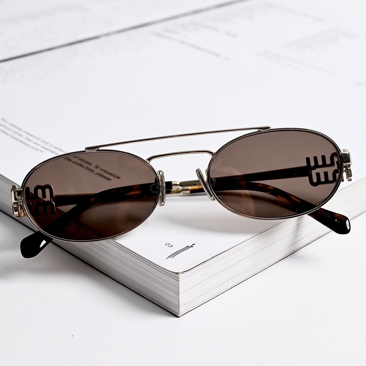 Miu Miu MIU MIU 0MU 54ZS SUNGLASSES Size ONE SIZE - 9 Thumbnail