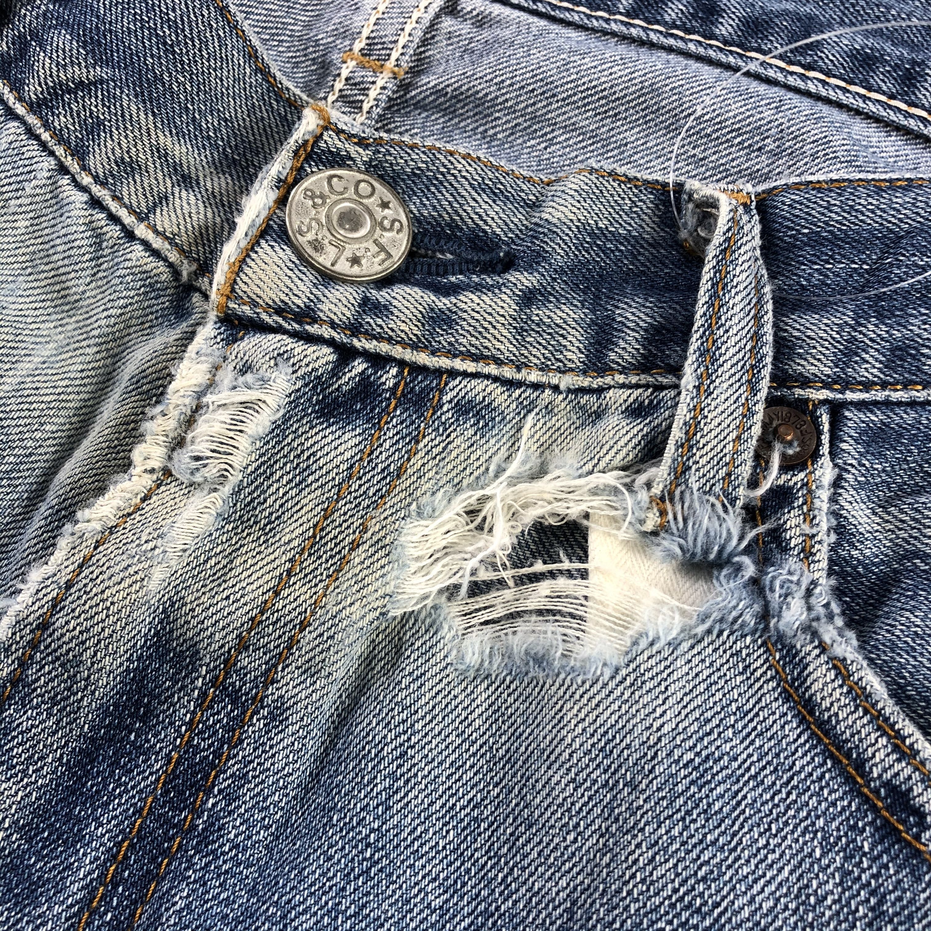 Levi's Vintage Levi's 503 Jeans Faded Blue Denim KJ1469 Size US 33 - 8 Thumbnail