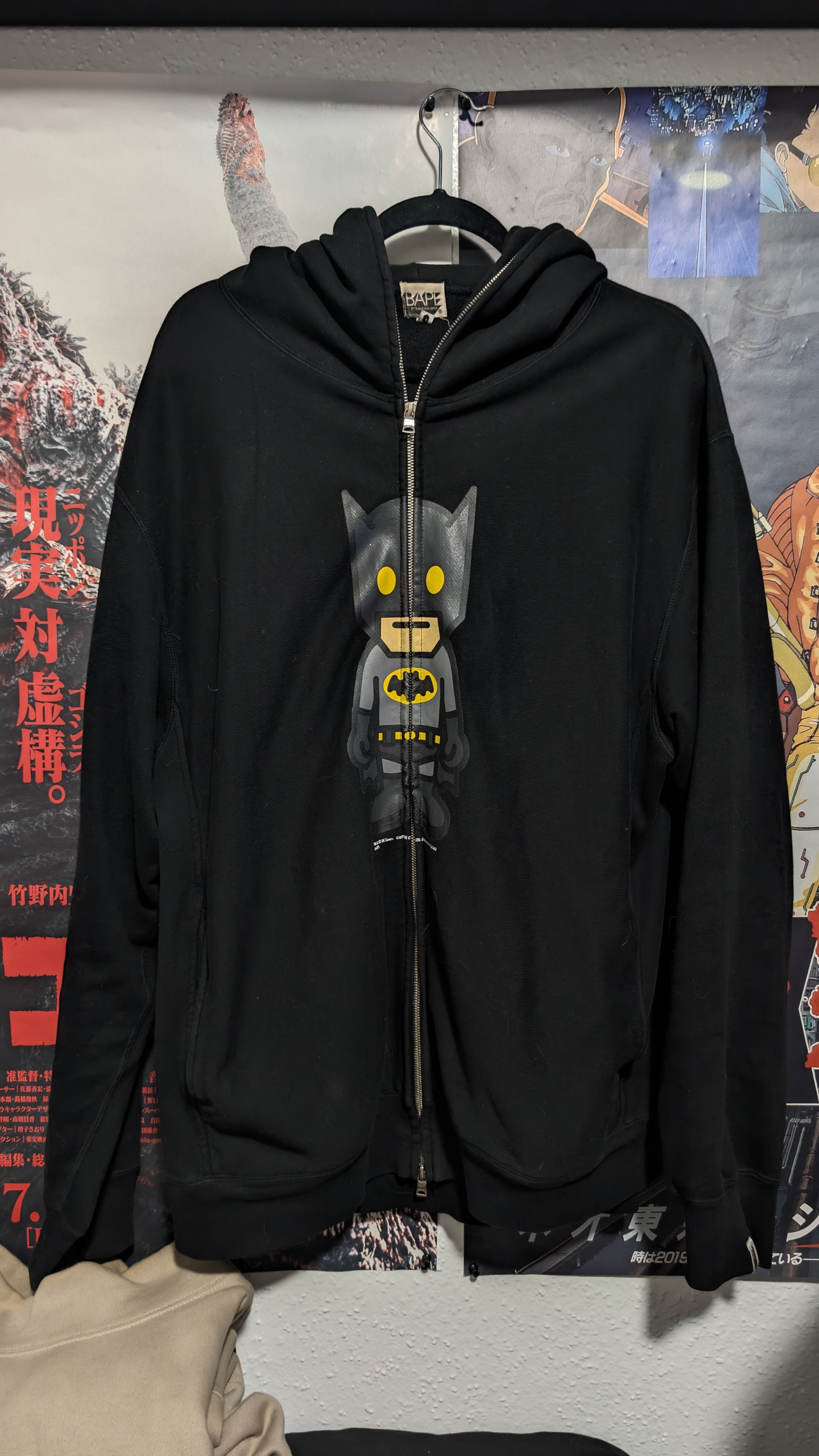 Bape × DC Comics × Nigo Bape X DC Comic Batman hoodie Ape Zip up