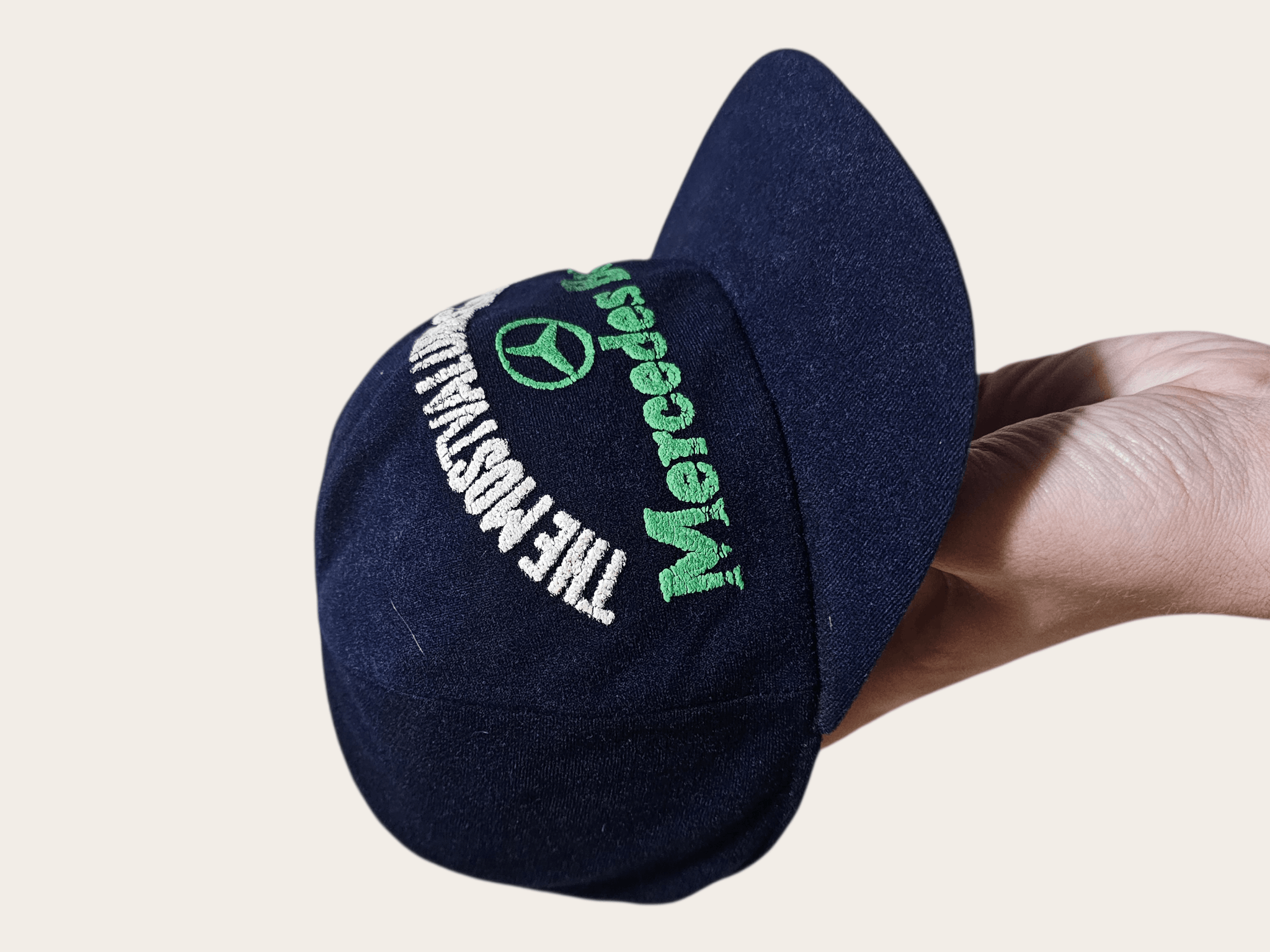 Mercedes-Benz Mercedes-Benz "The Most Valuable Saloon" 70's Rare Hat Size ONE SIZE - 3 Thumbnail