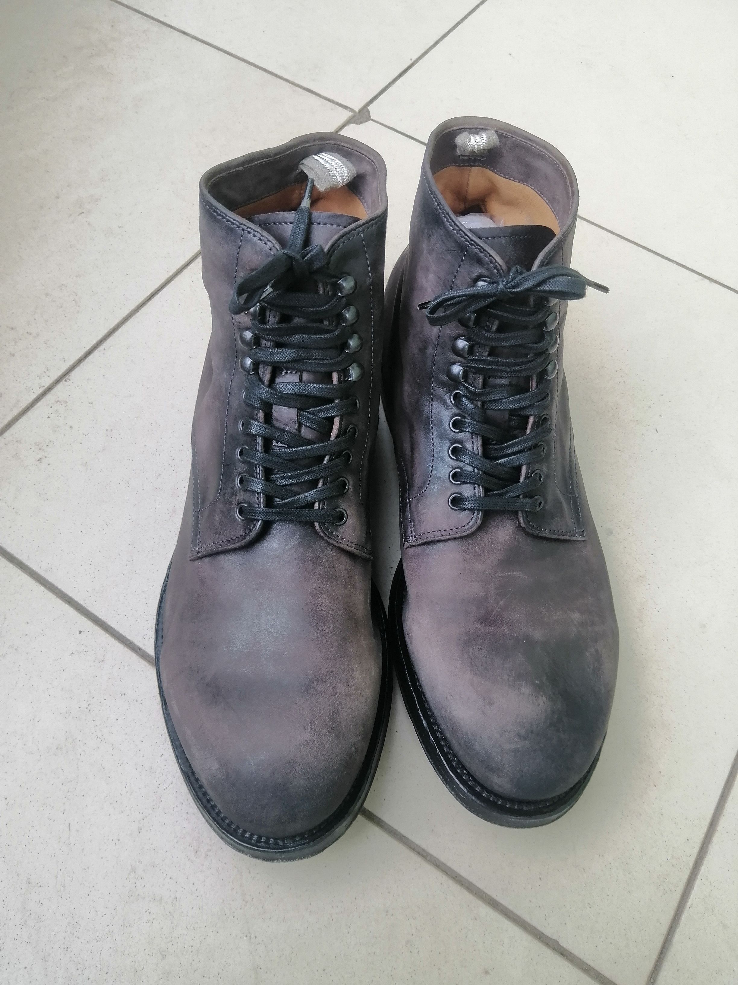 Officine Creative Officine Creative Burnished Leather Lace-Up Boots Size US 8 / EU 41 - 1 Thumbnail