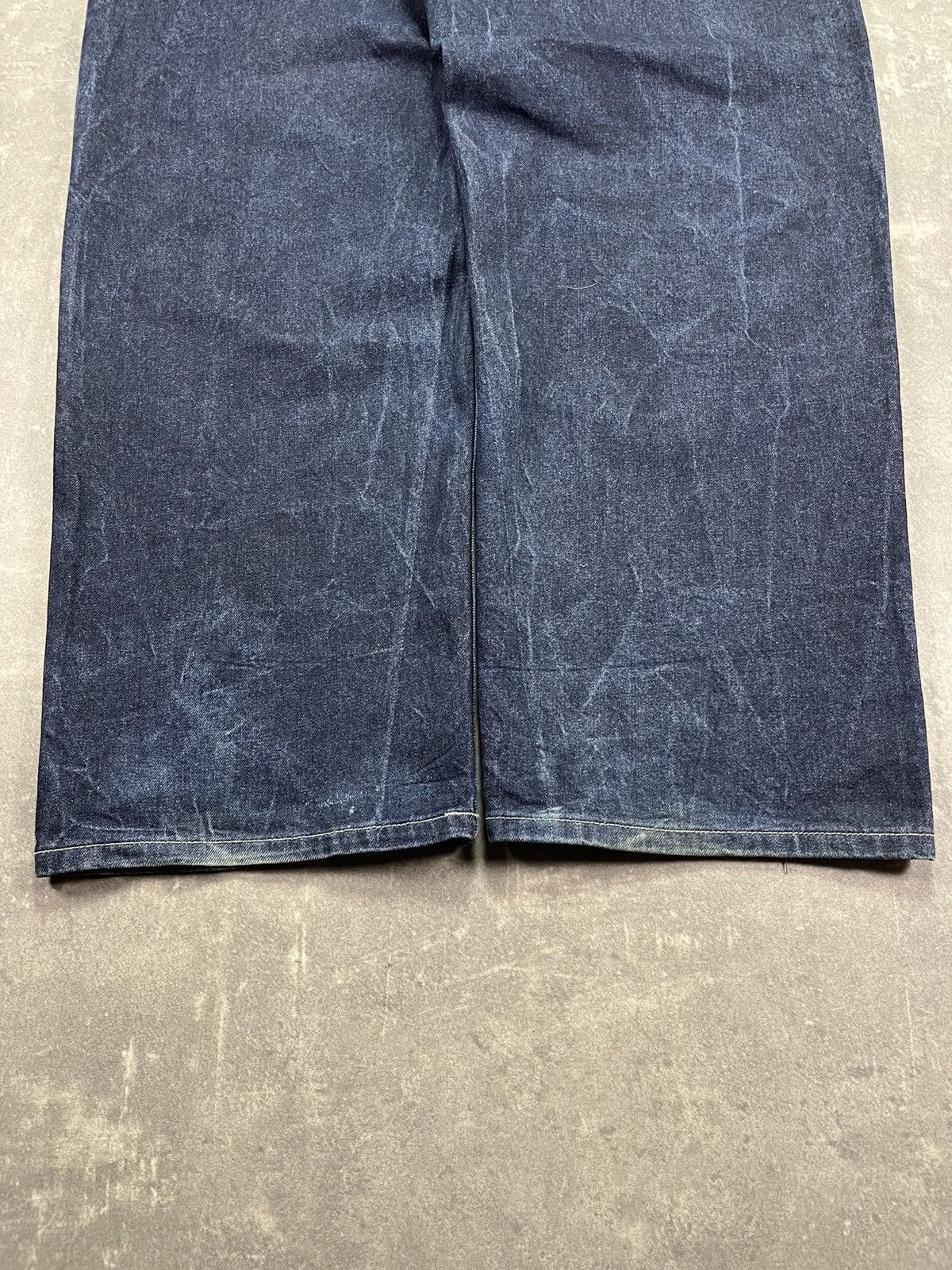 Phat Farm 2000s Y2K Phat Farm Washed Heavy Mega Baggy Denim Jeans 40 Size US 40 / EU 56 - 13 Thumbnail