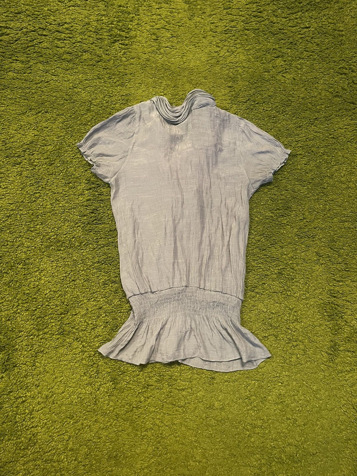 Hysteric Glamour × If Six Was Nine Avant Garde Japanese style crinkle plisse blouse Y2K Size M / US 6-8 / IT 42-44 - 2 Thumbnail