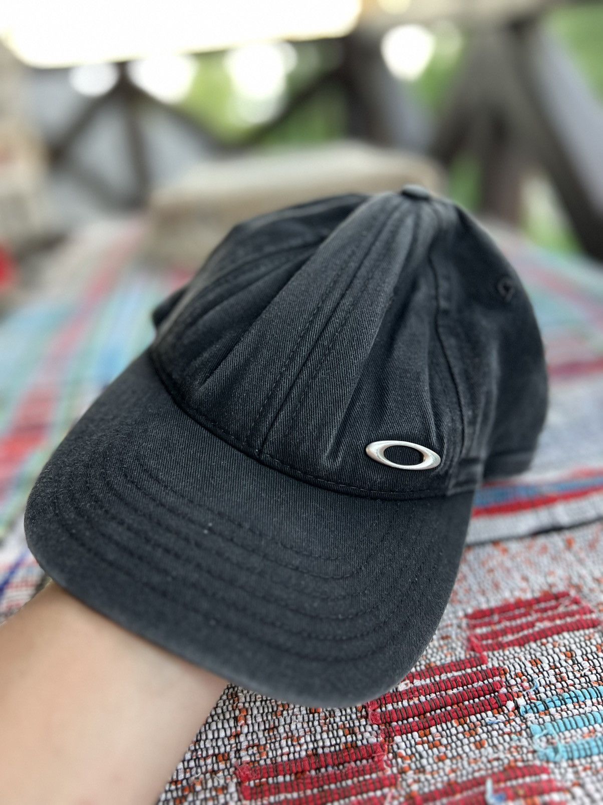 Oakley Oakley Vintage Black Cap 🕶☀️ | Sun Faded Heat | One Size Size ONE SIZE - 1 Thumbnail