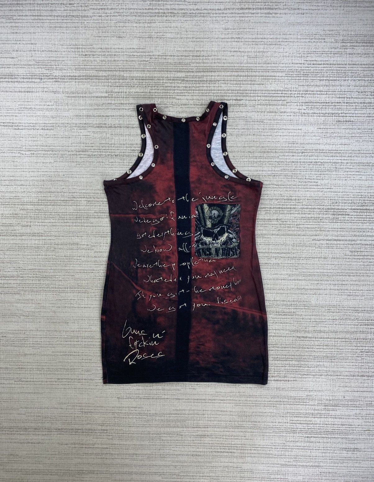 Guns N' Roses × Japanese Brand × Vintage Vintage Guns And Roses Full Price Sleeveless Shirt Size S / US 4 / IT 40 - 2 Thumbnail