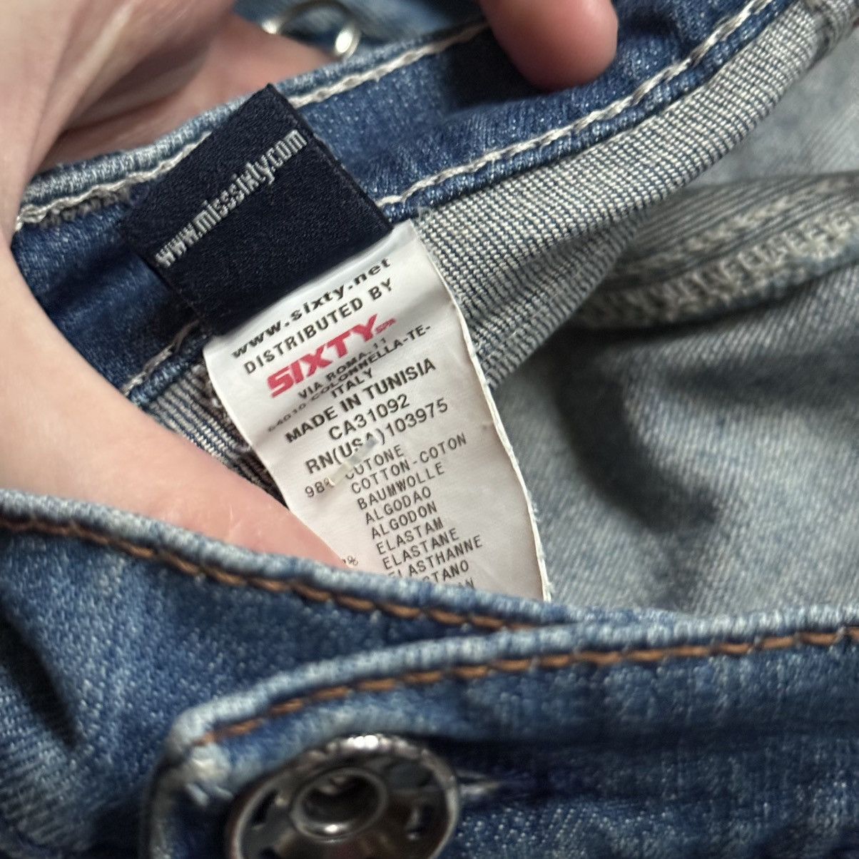 Miss Sixty 📌 Vintage Miss Sixty Y2K Chain Low Rise Slim Jeans Size 29 Size 29" - 11 Thumbnail