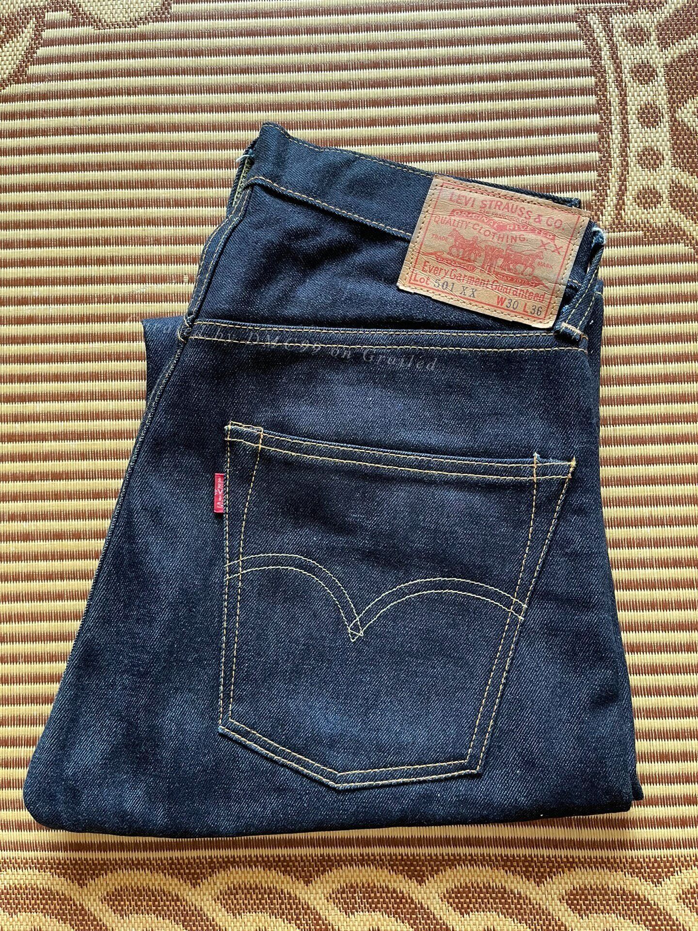 Levi's Vintage Clothing Levi's LVC 55501-0039 1955 501XX Jeans Size US 30 / EU 46 - 1 Thumbnail
