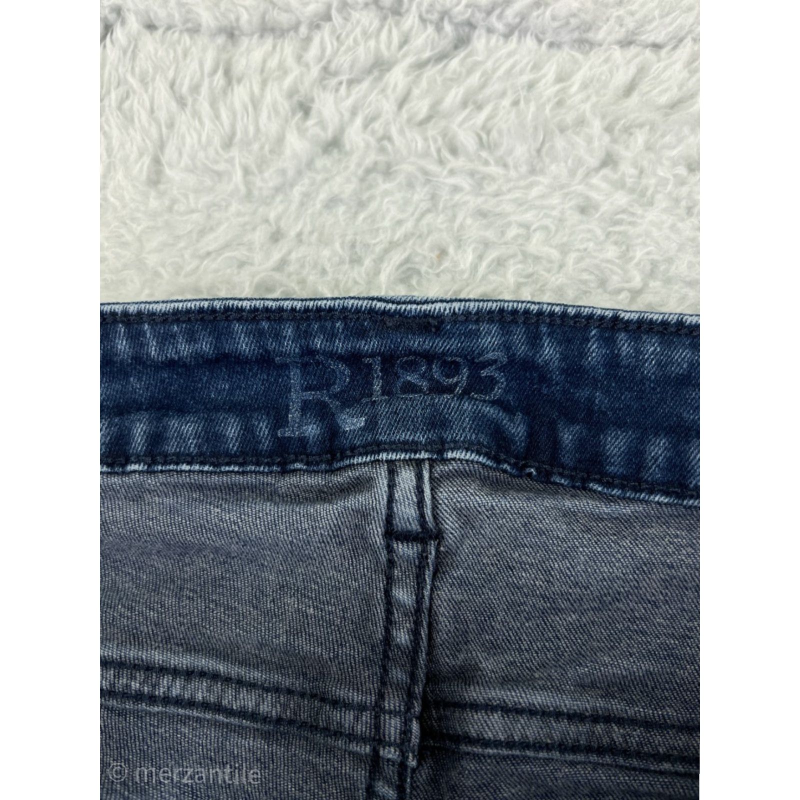 CO Roebuck and Co Jeans Womens 14 Blue Denim Bootcut Cotton Stretch Western Size 36" / US 14 / IT 50 - 4 Thumbnail