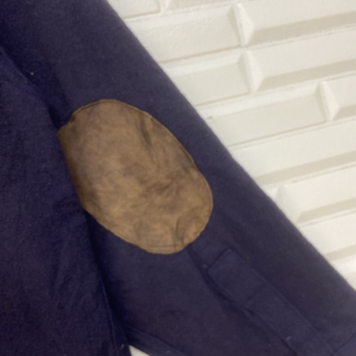 Woolrich Woolen Mills Vintage 70s Woolrich Leather Patchwork Wool Flannel Size US M / EU 48-50 / 2 - 12 Thumbnail