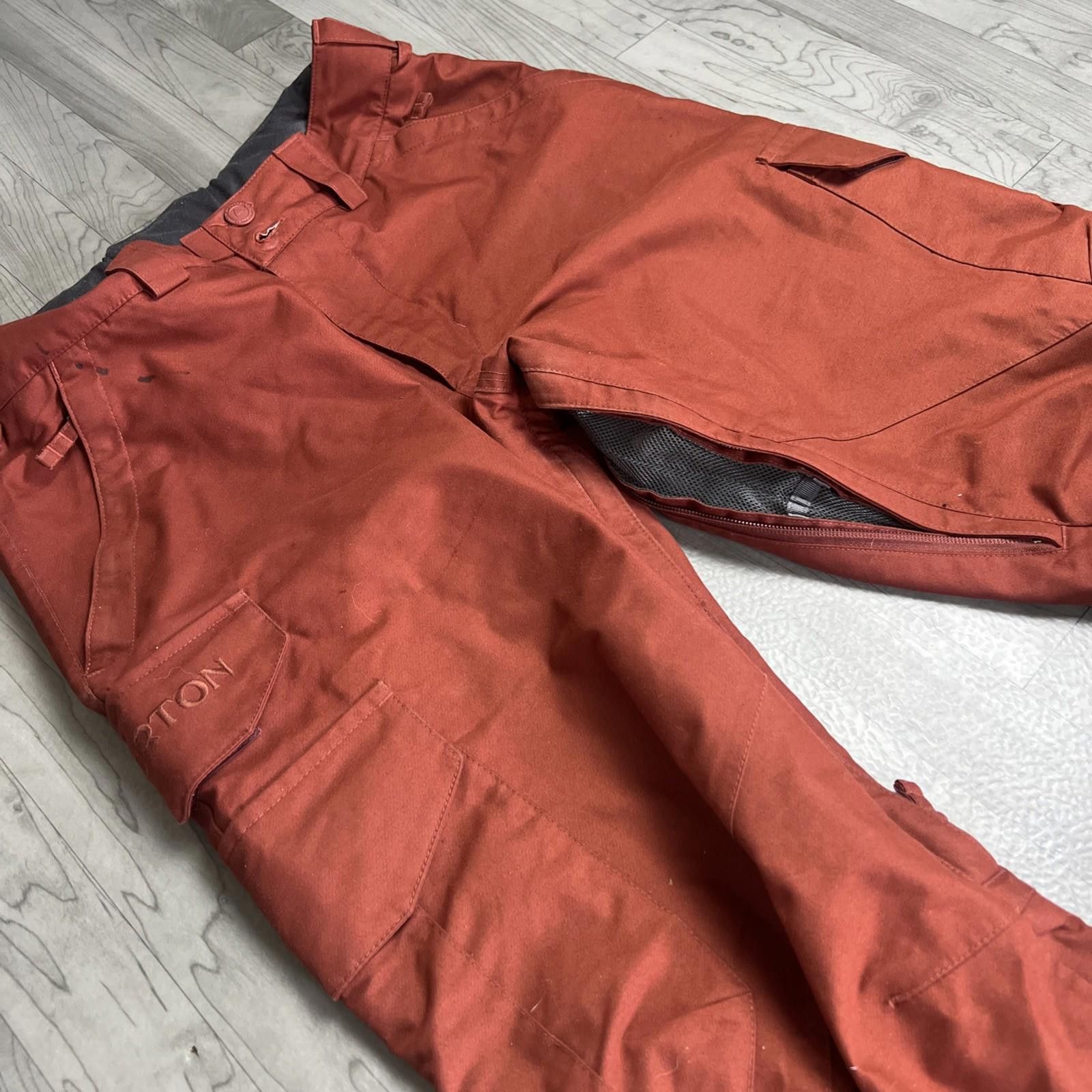 Burton Burton Living Lining Red Snowboard Ski Winter Pants Men’s S Size ONE SIZE - 3 Thumbnail