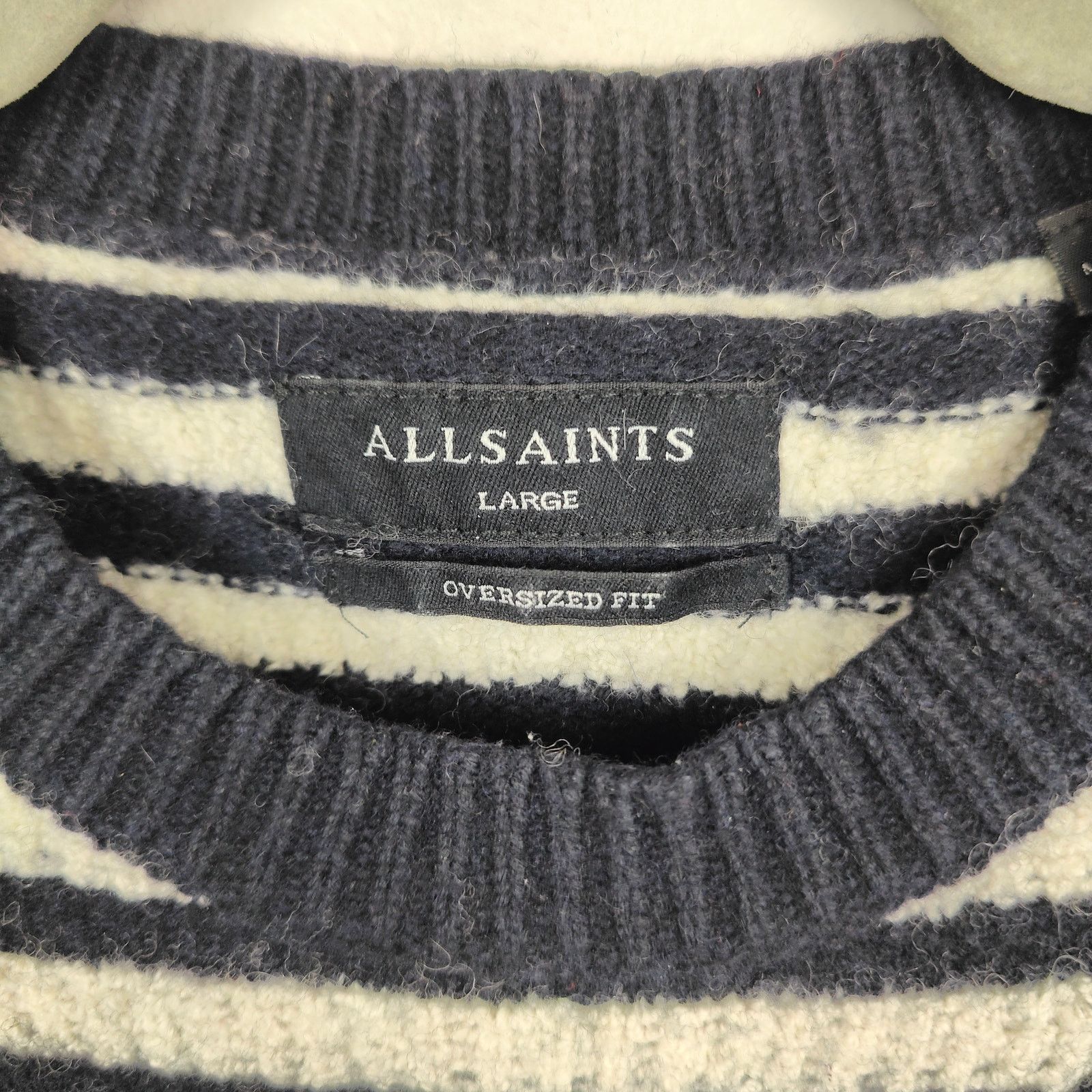 Allsaints AllSaints Keet Crew Sweater Womens Large Wool Blend Size L / US 10 / IT 46 - 4 Thumbnail