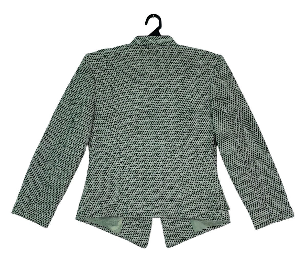 Salvatore Ferragamo Vtg 90s Salvatore Ferragamo tweed blazer jacket Size XS / US 0-2 / IT 36-38 - 4 Thumbnail