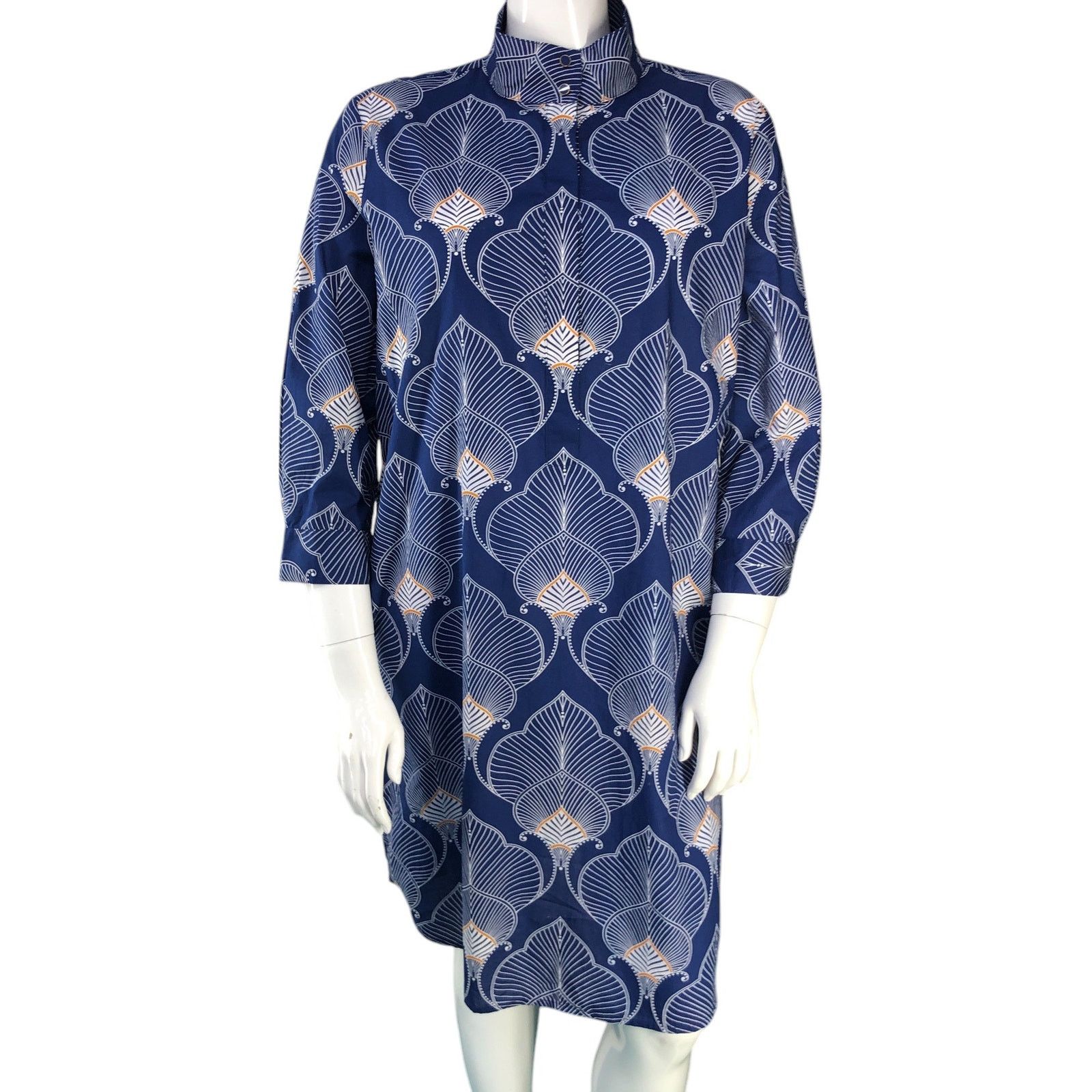 J.McLaughlin J McLaughlin Size XL Shirt Dress Mock Neck Tangier POCKETS Size XL / US 12-14 / IT 48-50 - 11 Thumbnail