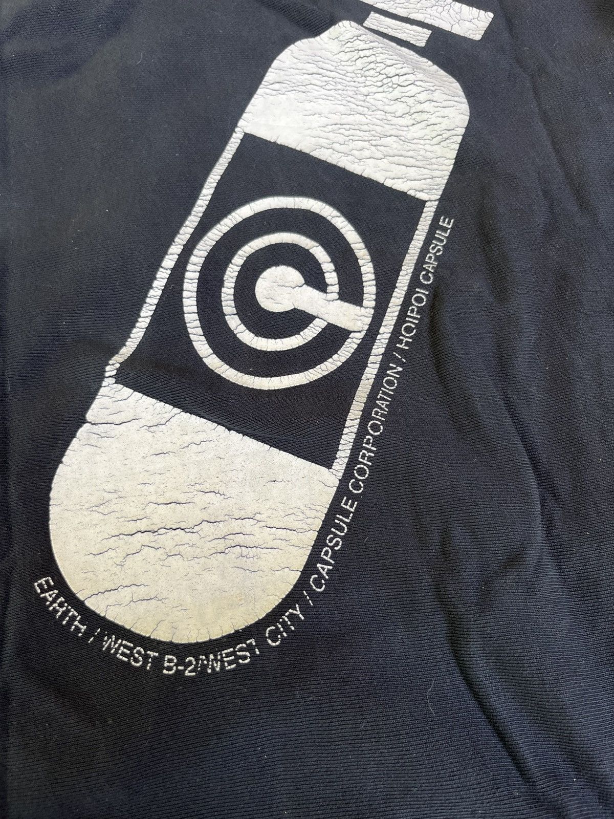 If Six Was Nine 💥TRASHED Vintage 2000s DRAGON BALL Capsule Corps Distressed Size US L / EU 52-54 / 3 - 21 Thumbnail