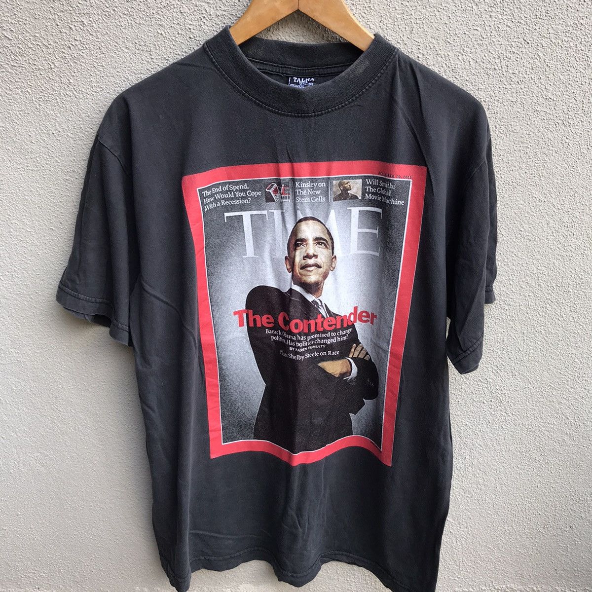 Vintage Vintage OBAMA president time magazine cover tee Size US L / EU 52-54 / 3 - 2 Thumbnail