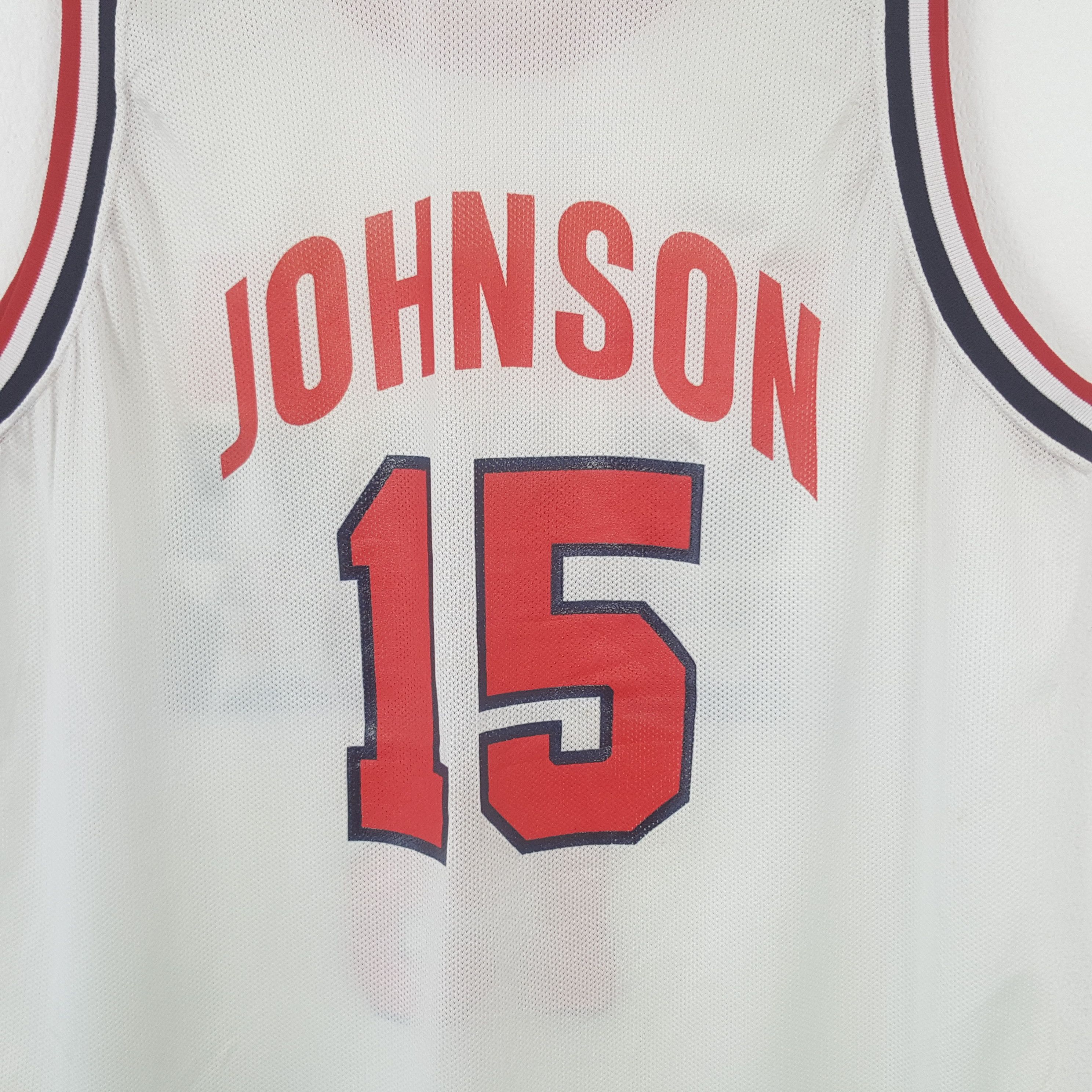 Sports Specialties Champion x USA Basketball Johnson 15 Tank Jersey Shirt Size US XL / EU 56 / 4 - 4 Thumbnail
