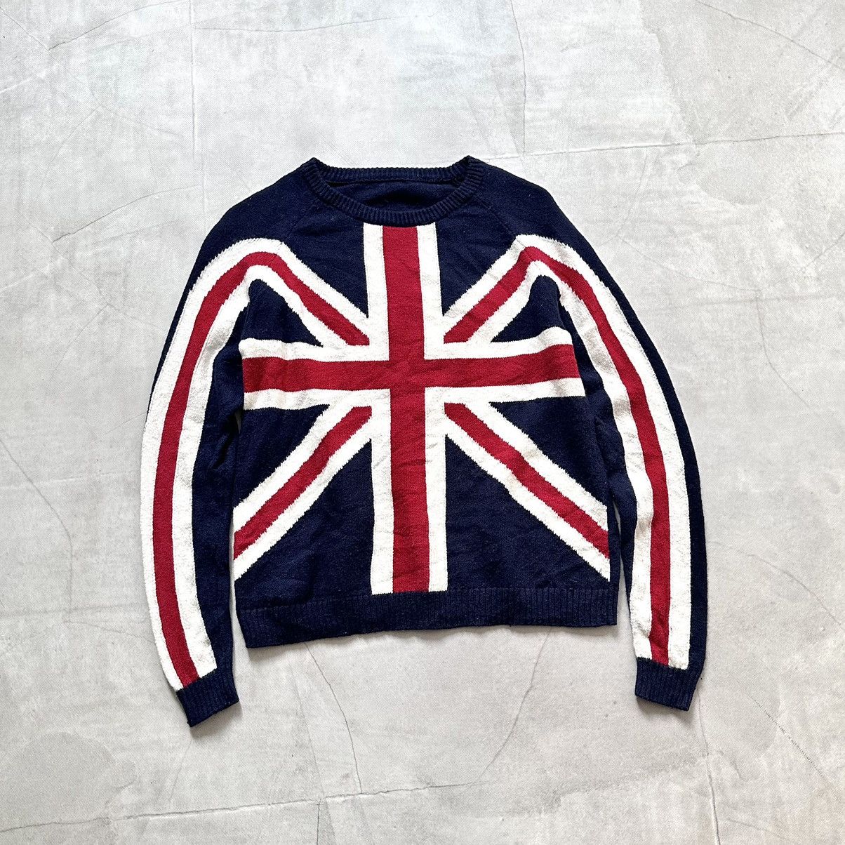 Hysteric Glamour × Undercover 00s England British Flag Knit Sweater PPFM Burberry Vibe Size US S / EU 44-46 / 1 - 1 Thumbnail