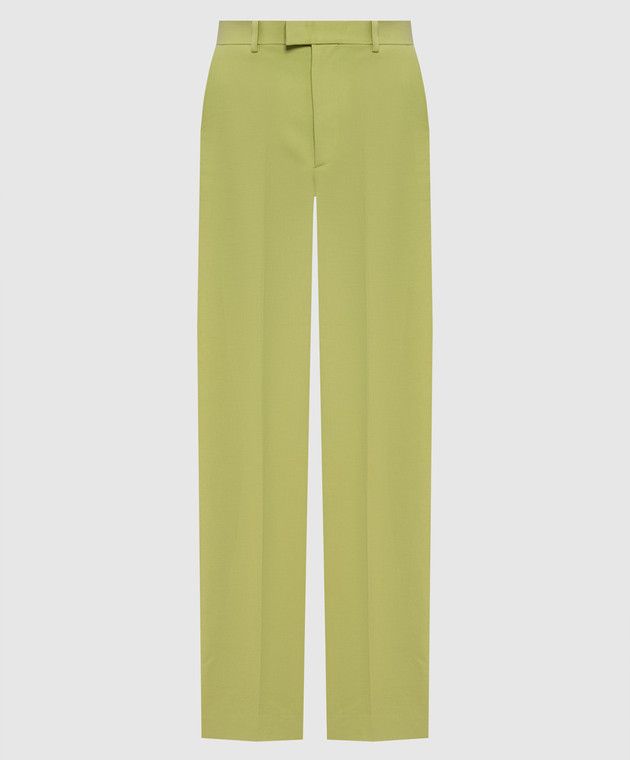 Bottega Veneta o1y0725 Casual Pant in Light Green Size 25" / US 0 / IT 36 - 1 Thumbnail