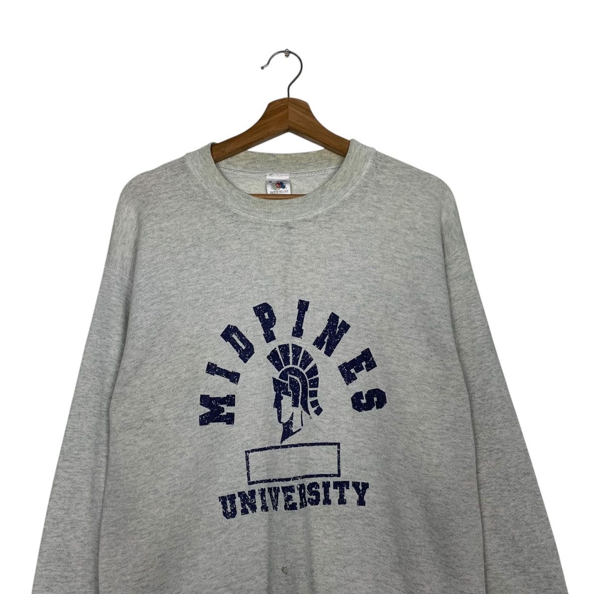 Vintage Vintage 80s Midpines University Crewneck Sweatshirt Size US M / EU 48-50 / 2 - 2 Thumbnail