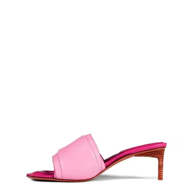 Jacquemus o1g2r1mq1024 Heeled Mules in Pink Size US 6 / IT 36 - 2 Thumbnail