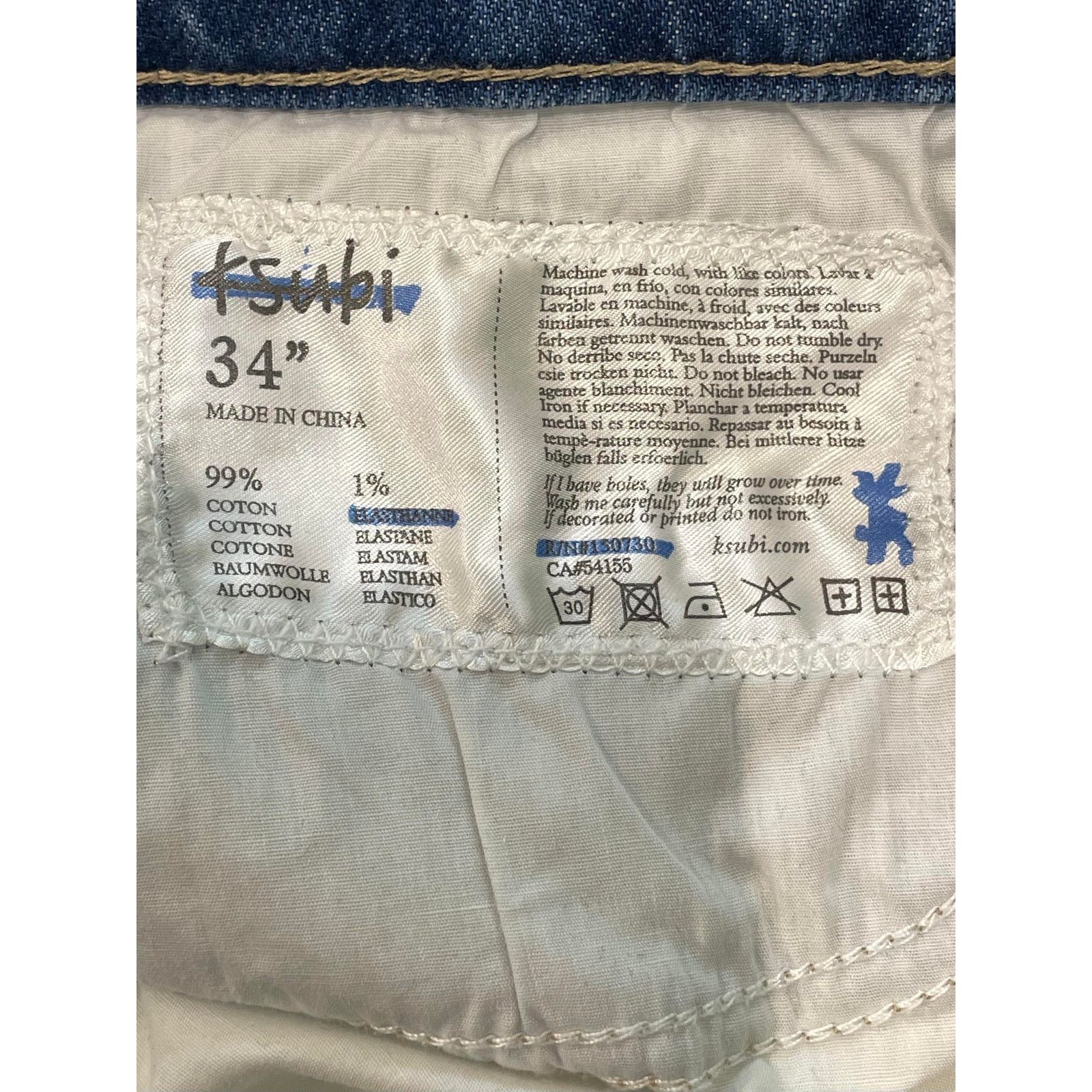 Ksubi Ksubi Ripped Light Wash Jeans Size US 29 - 8 Thumbnail