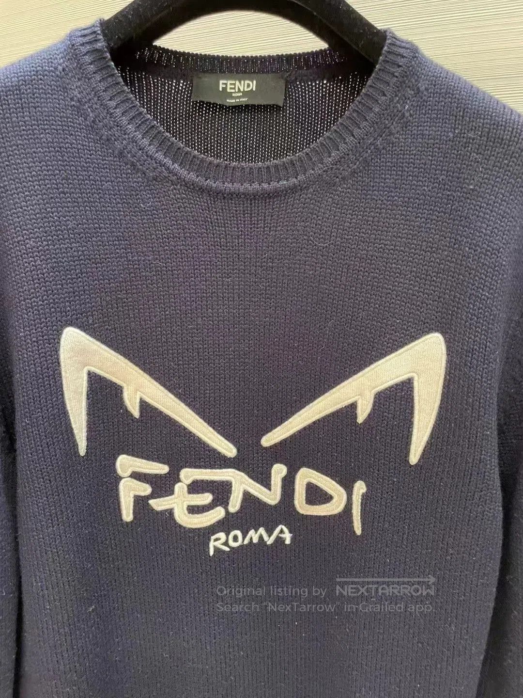 Fendi Fendi Unisex Long Sleeve Knit Sweater. Size US M / EU 48-50 / 2 - 2 Thumbnail