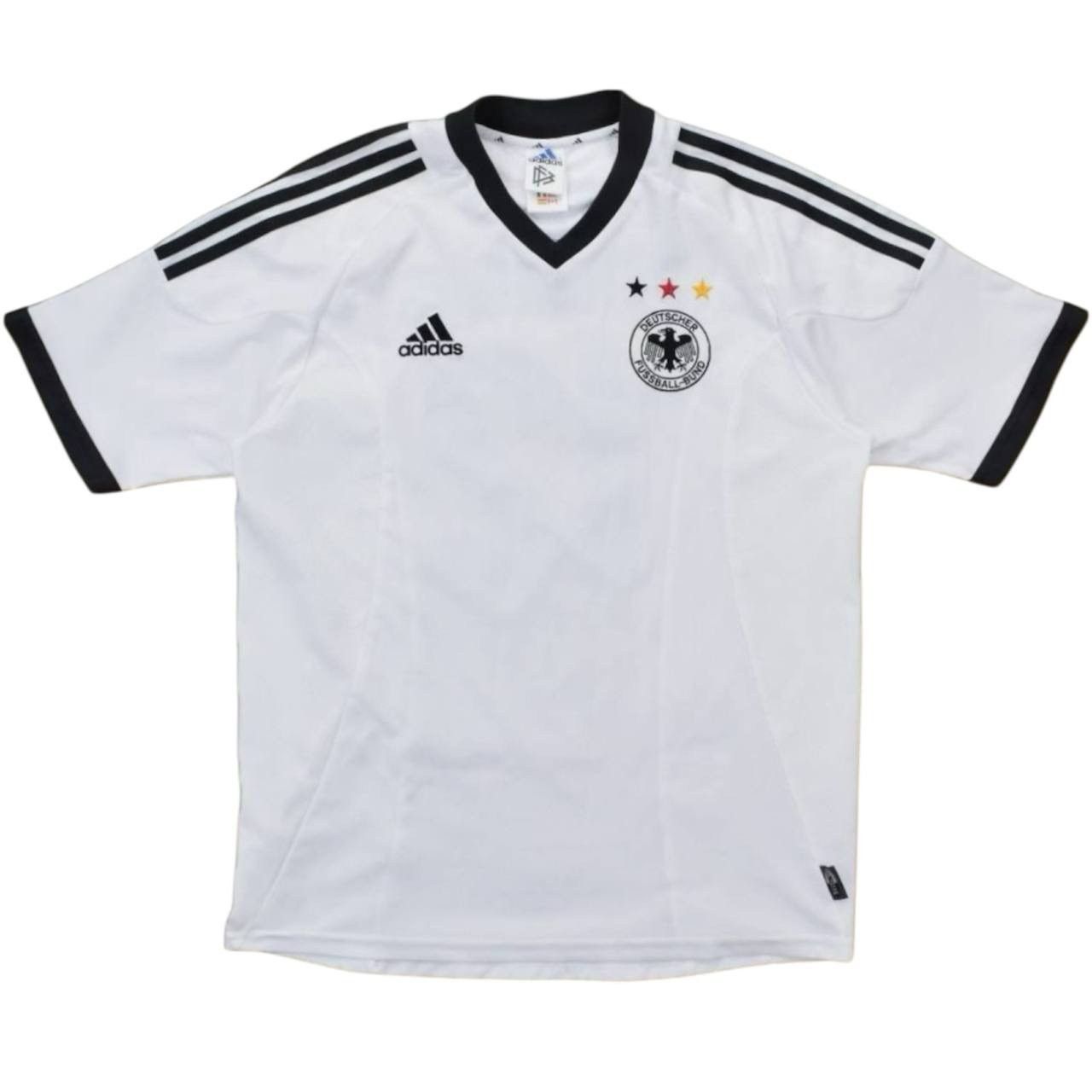 Vintage 2002/4 GERMANY TEAM HOME SOCCER JERSEY FOOTBALL SHIRT ADIDAS Size US M / EU 48-50 / 2 - 1 Thumbnail