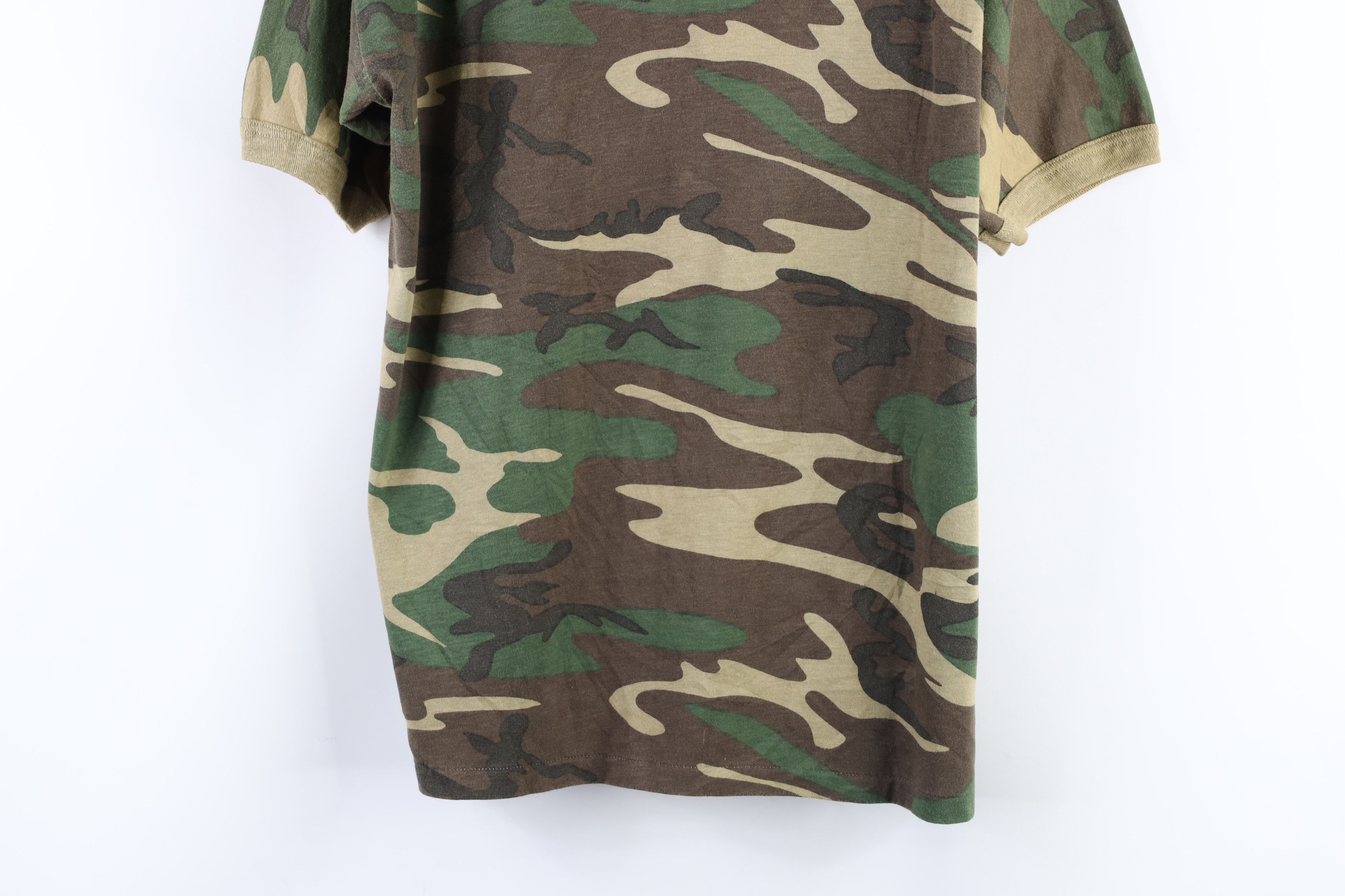 Vintage Vintage 90s Streetwear Short Sleeve Ringer T-Shirt USA Size US XL / EU 56 / 4 - 7 Thumbnail