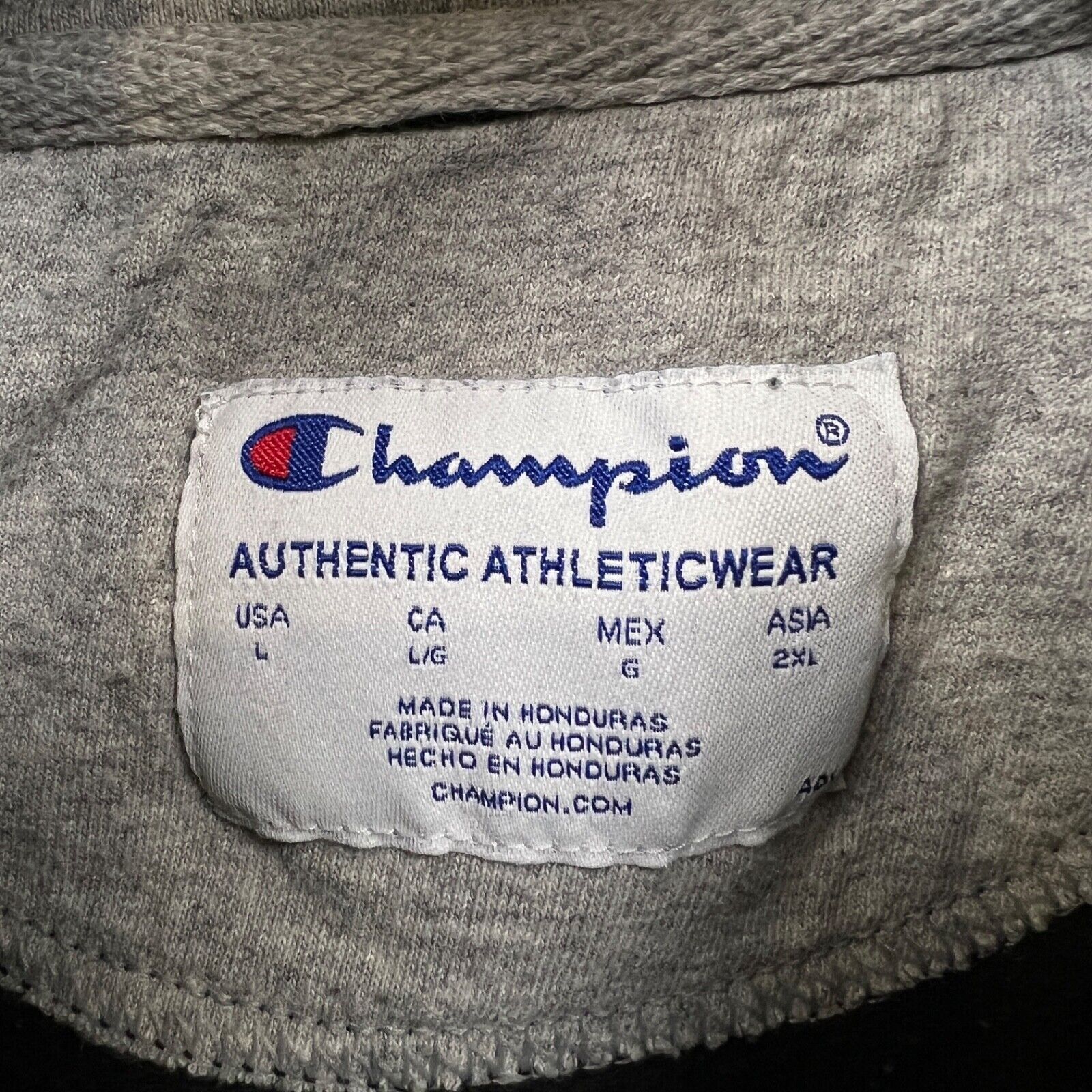 Champion × Vintage Champion Hoodie Authentic C Logo Pullover Hooded Sweatshirt Size US L / EU 52-54 / 3 - 6 Thumbnail