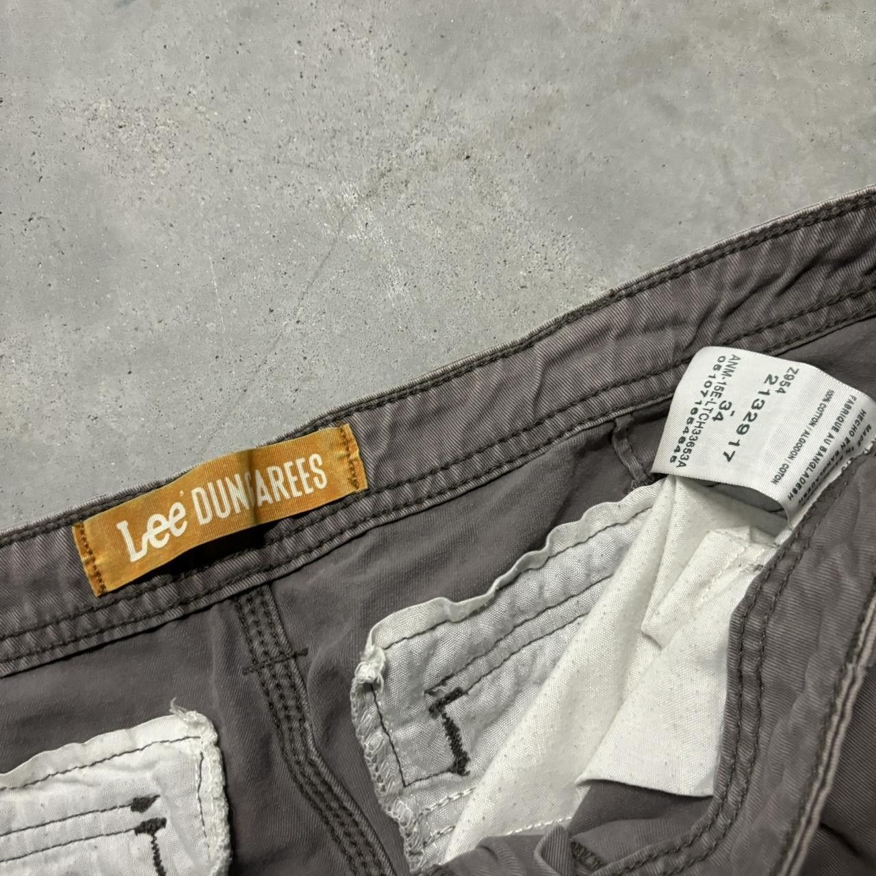 Japanese Brand × Vintage Crazy Vintage Y2K/2000s Baggy Faded Grunge Skater Style Cargo Shorts! Size US 33 - 6 Thumbnail