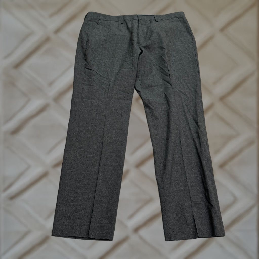 Bonobos Bonobos Dress Pants Men’s 36x29 Gray Athletic Straight Workwear Wool Spandex Mid Rise Slim Fit Warm Modern Casual/Formal Trousers Size 36R - 1 Thumbnail