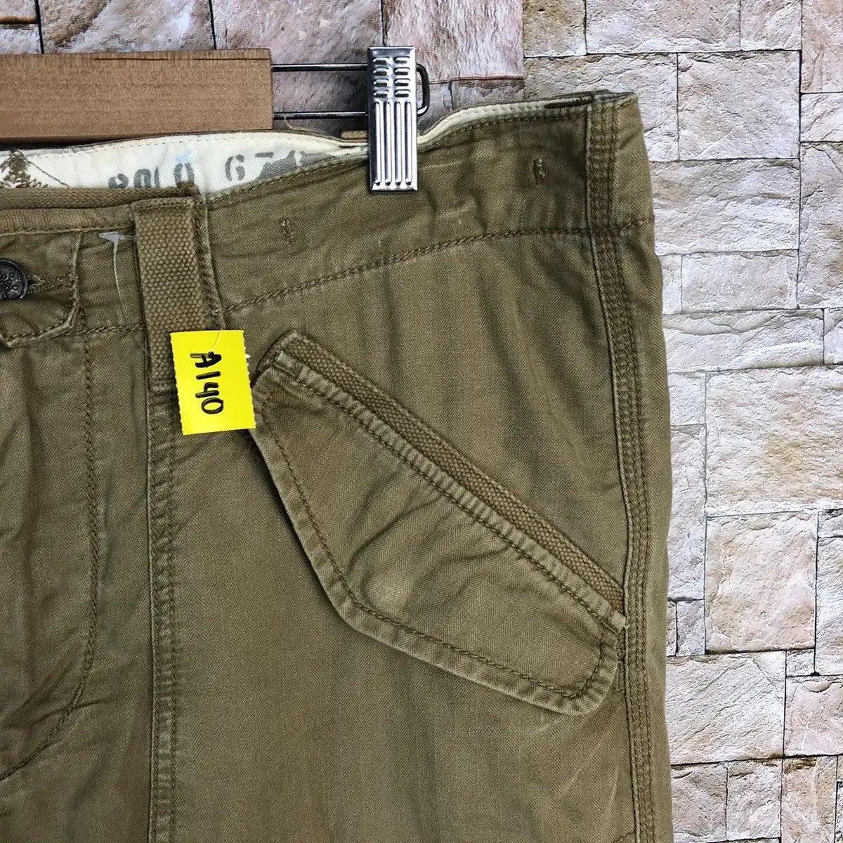 Ralph Lauren DL Ralph Lauren double knee 3d pocket Cargo Pants #A140 Size US 35 - 9 Thumbnail