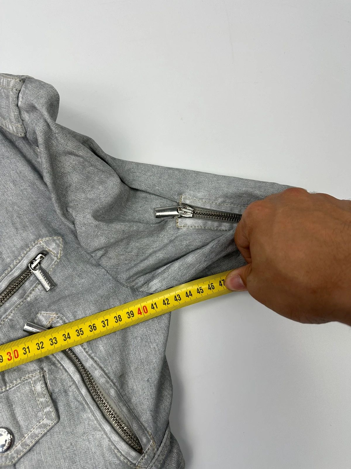 Jean Paul Gaultier Jean Paul Gautier 00’s Silver Short Crop Trench Coat Jacket Size M / US 6-8 / IT 42-44 - 14 Thumbnail