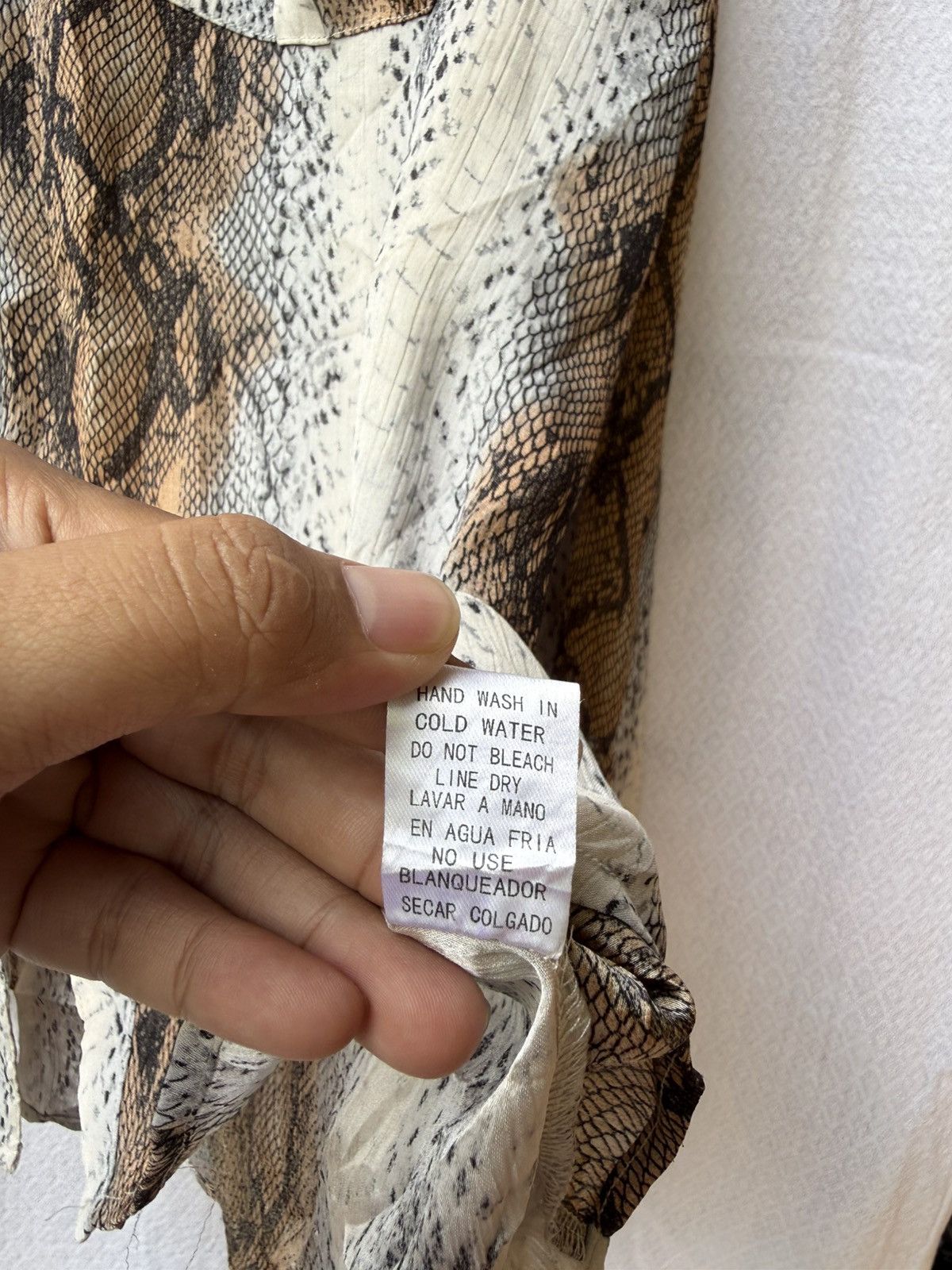Japanese Brand The nines snake skin Ifsixwasnine style shirt Size US XL / EU 56 / 4 - 10 Thumbnail