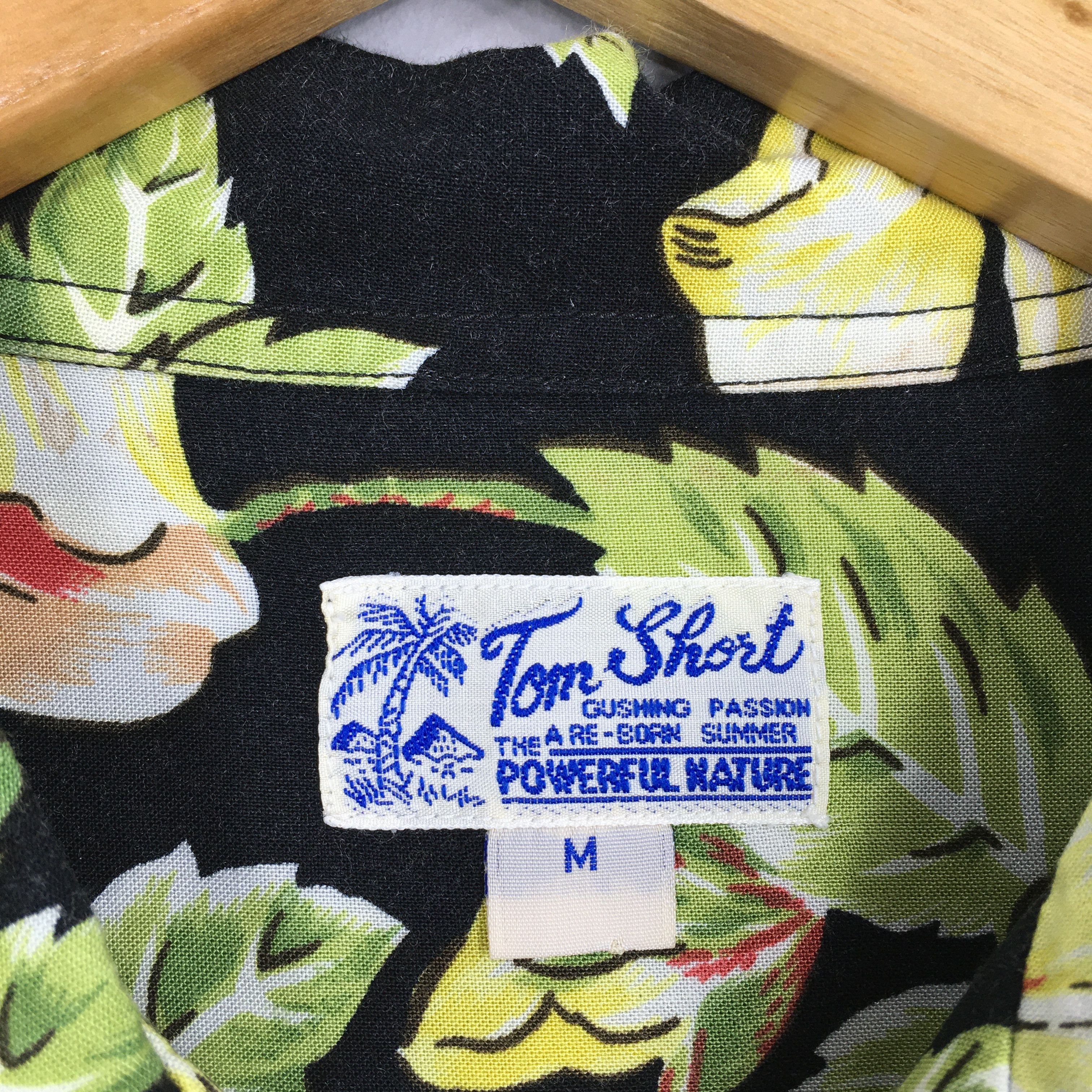 Vintage Tom Short Hawaiian Hibiscus Flower Tropical Hawaii Shirt M Size US M / EU 48-50 / 2 - 6 Thumbnail