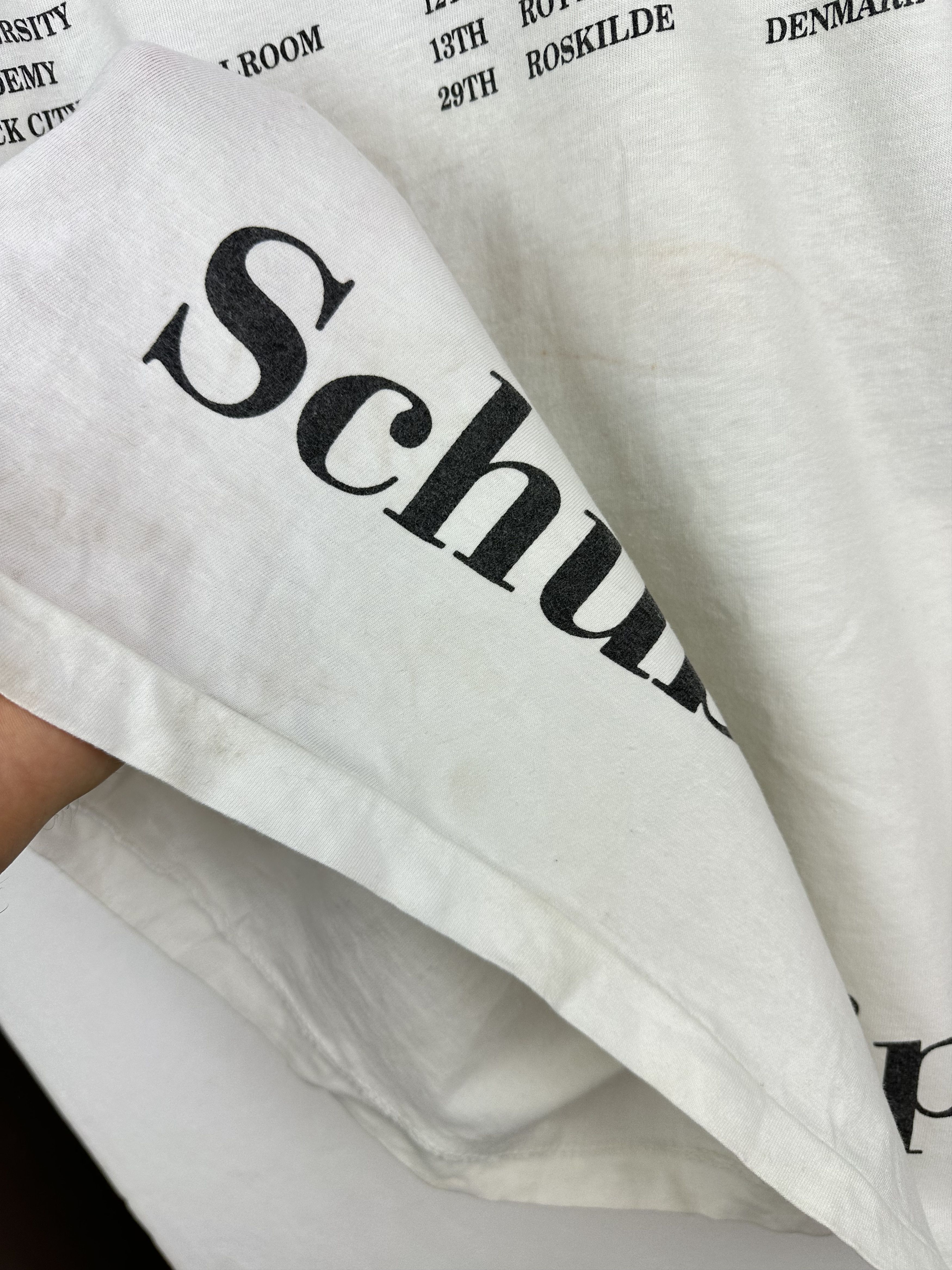 Band Tees × Vintage Vintage 1991 EMF Schubert Dip Tour Shirt Band Tee Rare Size US XL / EU 56 / 4 - 17 Thumbnail